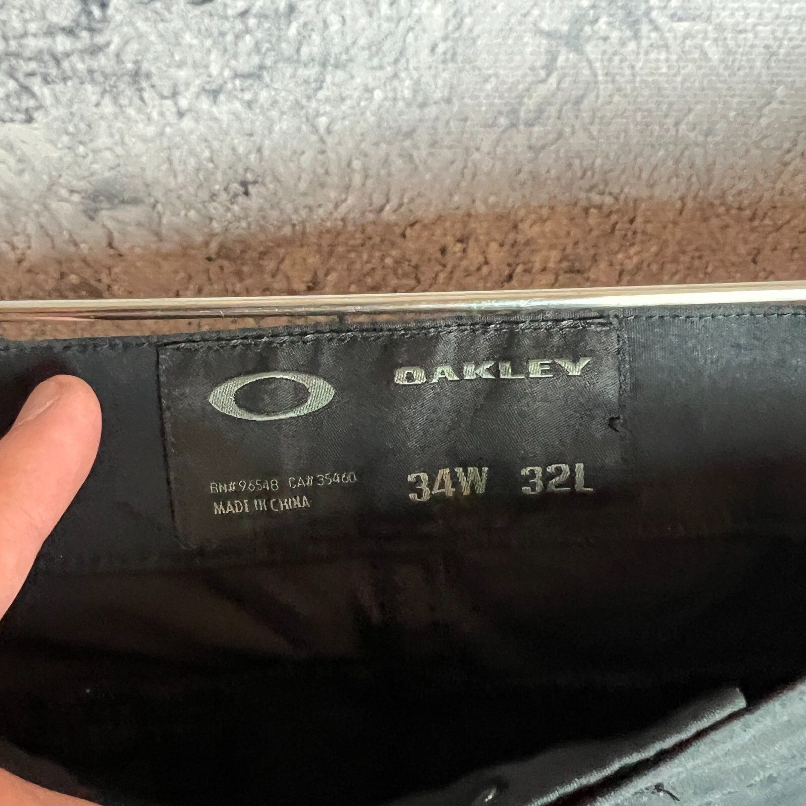 Oakley Oakley Pants Men's Size 34/32 Black ` Size US 34 / EU 50 - 4 Thumbnail