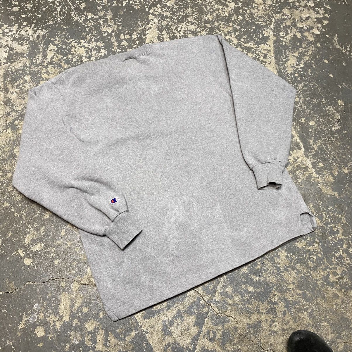 Champion × Vintage Vintage Champion Spell Out Gray 90s Sweatshirt Size US L / EU 52-54 / 3 - 10 Thumbnail