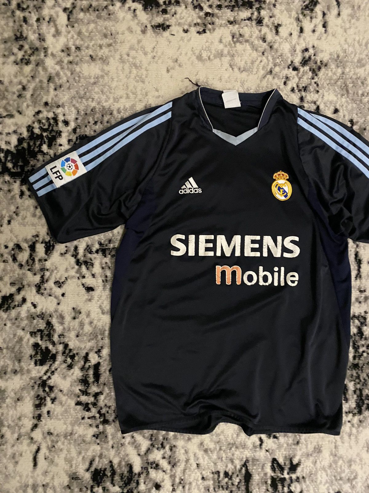 Adidas Vintage Real Madrid Jersey Siemens Mobile Retro 2003