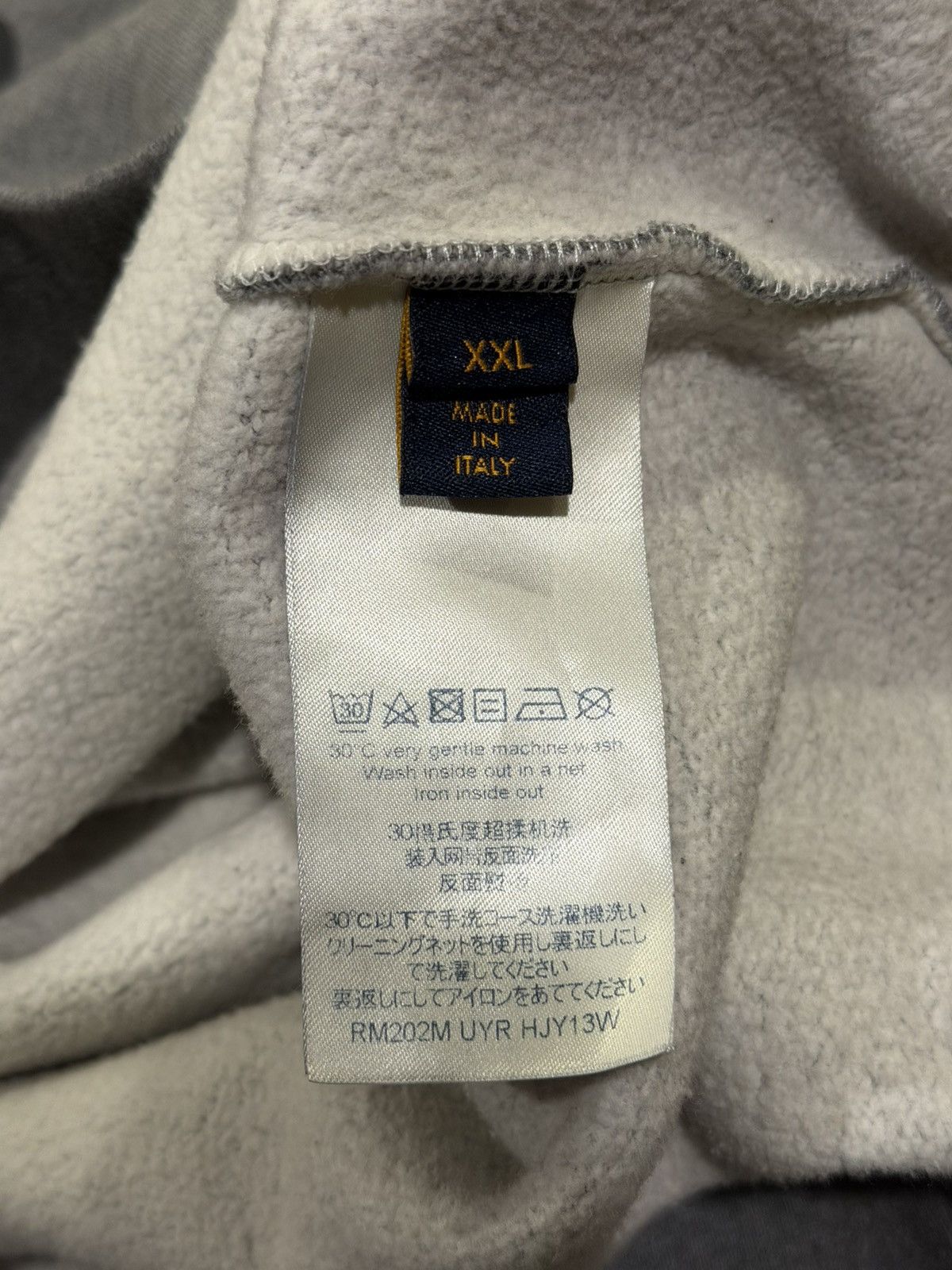 Louis Vuitton × Nigo Louis Vuitton x Nigo Human Heather Grey Crewneck SweatShirt Size US XXL / EU 58 / 5 - 14 Thumbnail