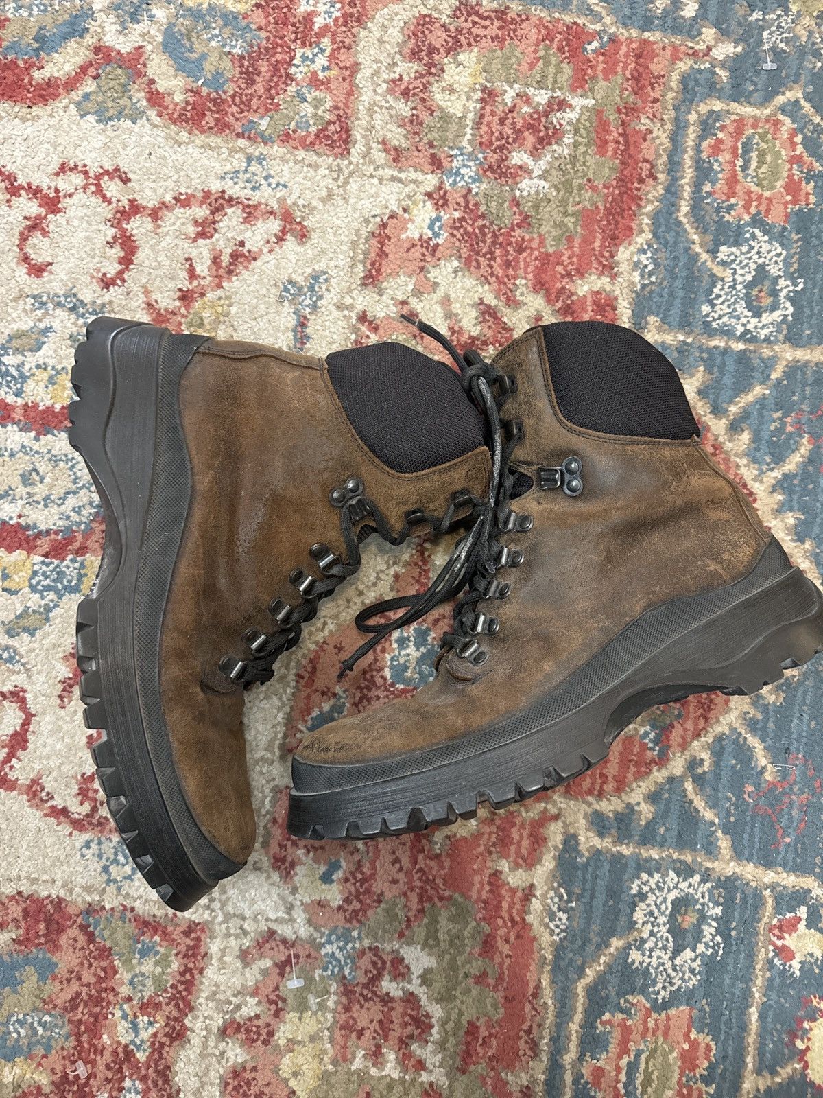 Prada Lace up boots Size US 8.5 / EU 41-42 - 3 Thumbnail