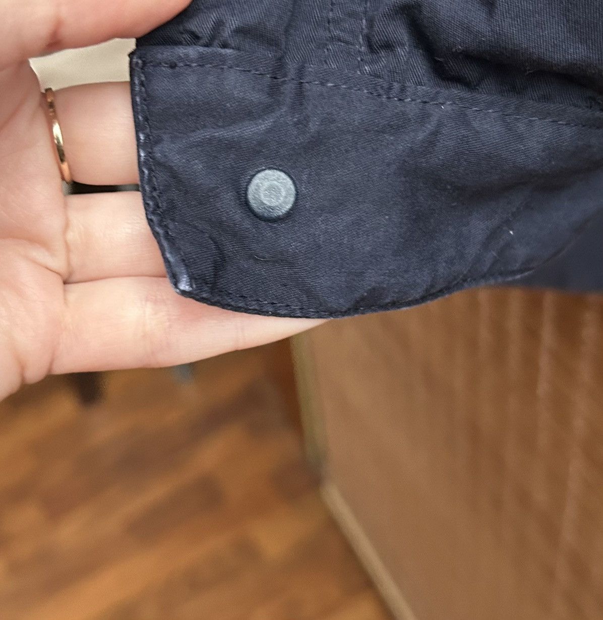Balenciaga Balenciaga Paris Navy Cotton Field Jacket Ghesquière Era Size US L / EU 52-54 / 3 - 12 Thumbnail