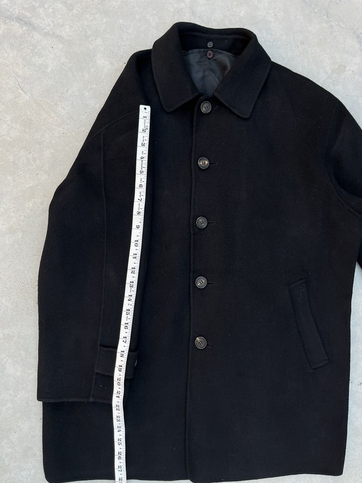 Yves Saint Laurent YVES SAINT LAURENT HEAVY WOOLLEN COAT Size US M / EU 48-50 / 2 - 5 Thumbnail