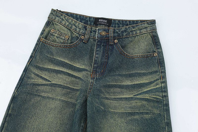 Vintage American street style vintage washed distressed jeans Size US 32 / EU 48 - 3 Thumbnail