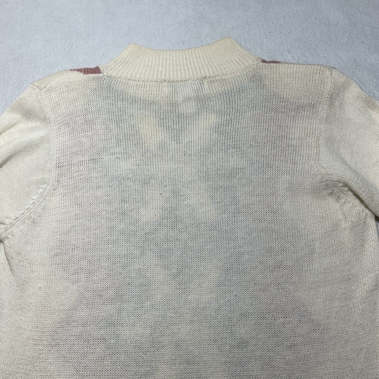 Vintage Vintage Petite Sophisticate Snowflake Turtleneck Sweater Size S / US 4 / IT 40 - 11 Thumbnail