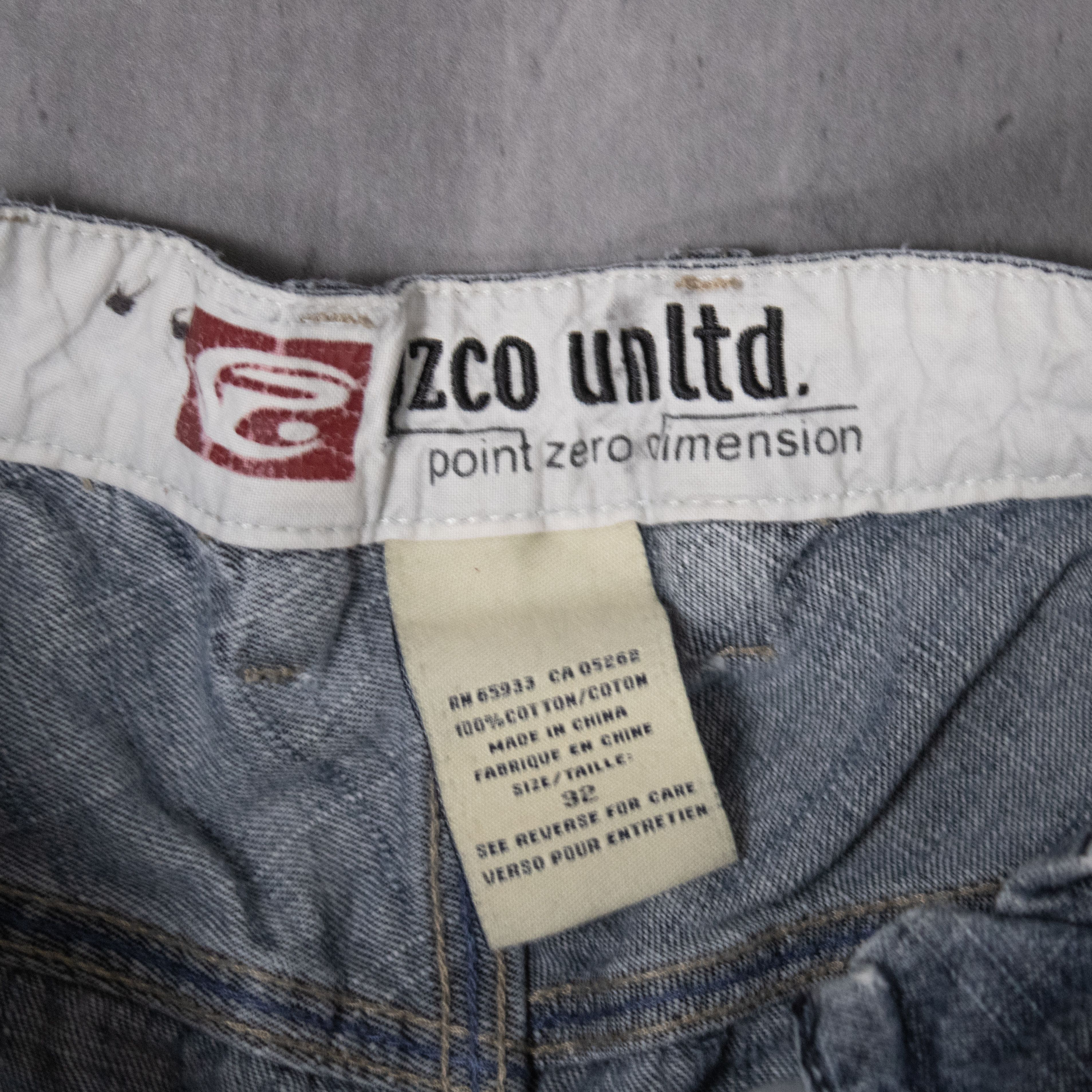 Point Zero VTG Y2K Point Zero Grey Baggy Denim Jeans Size US 30 / EU 46 - 10 Thumbnail