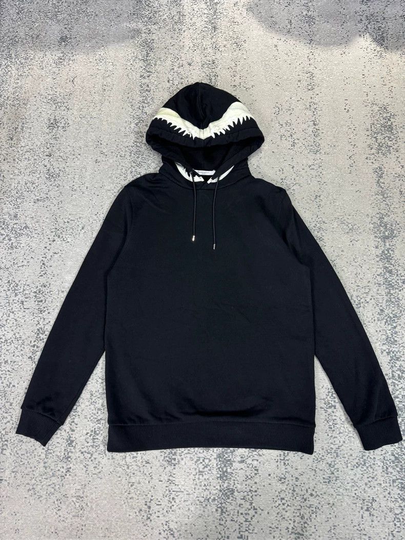 Givenchy Givenchy Hood with Shark Teeth Print Hoodie Size US M / EU 48-50 / 2 - 1 Thumbnail
