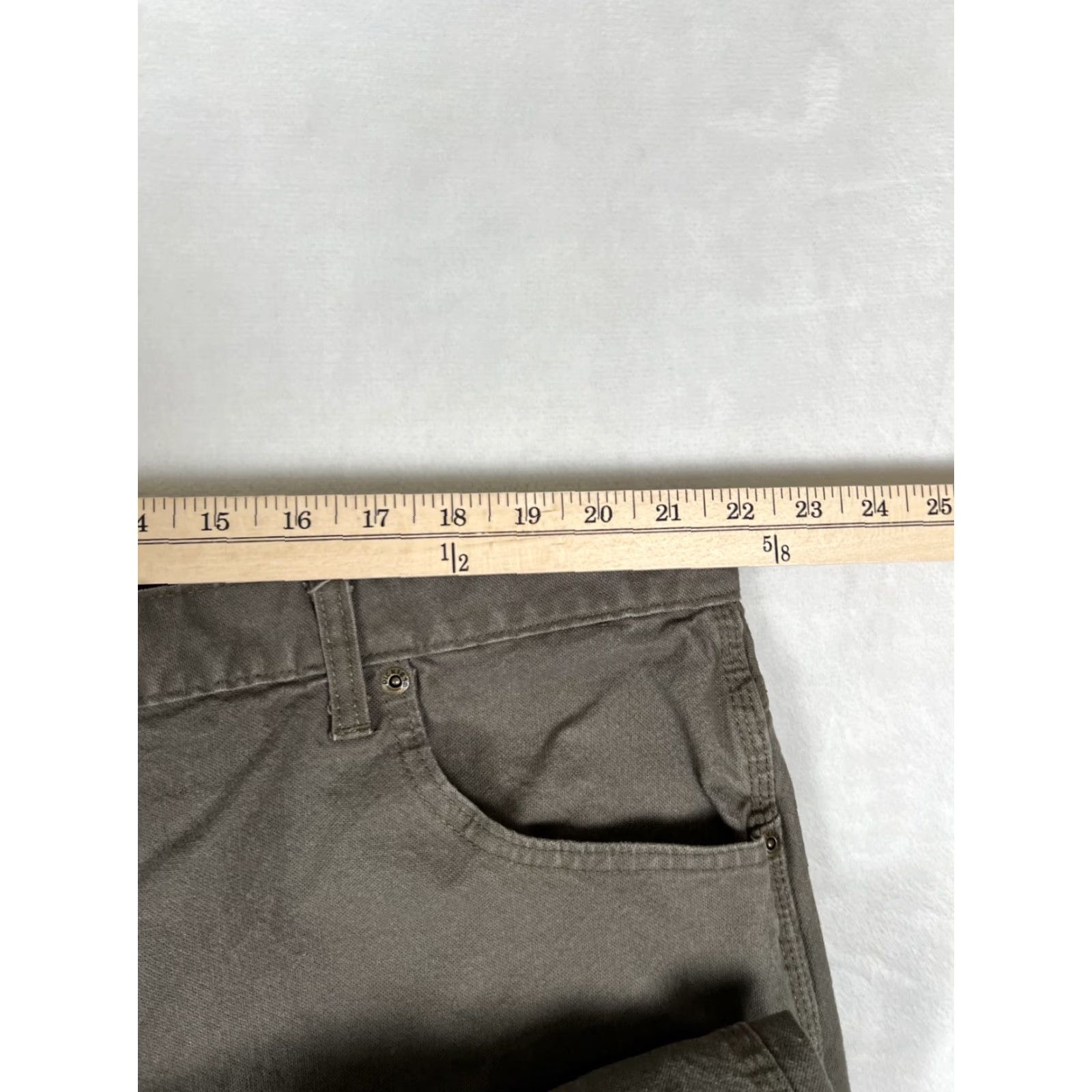 Dickies VINTAGE Dickies Carpenter Pants Green 36x30 Canvas Workwear 5-Pocket Style Mens Straight 30 in Inseam Regular Fit 44? Size US 36 / EU 52 - 4 Thumbnail
