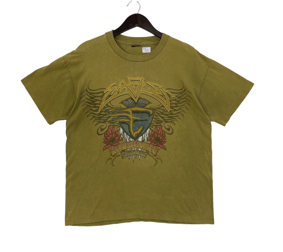 Band Tees 💥VINTAGE 90s EAGLES world tour 1995 rock band tee t-shirt Size US L / EU 52-54 / 3 - 1 Thumbnail