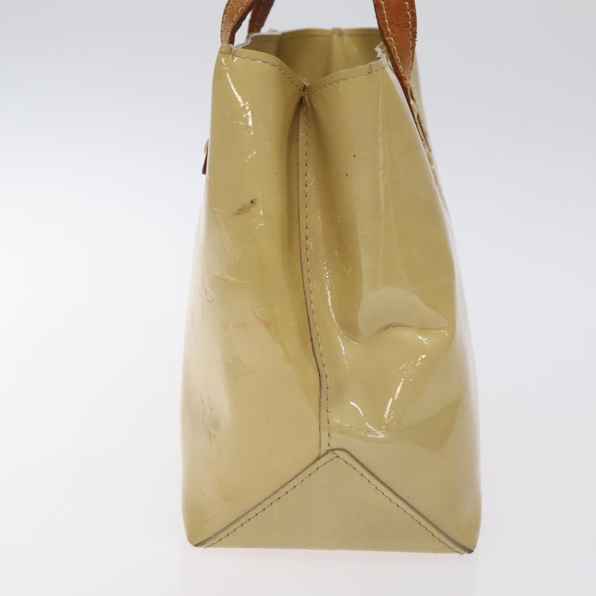 Louis Vuitton LOUIS VUITTON Monogram Vernis Reade PM Hand Bag Beige M91334 Size ONE SIZE - 3 Thumbnail
