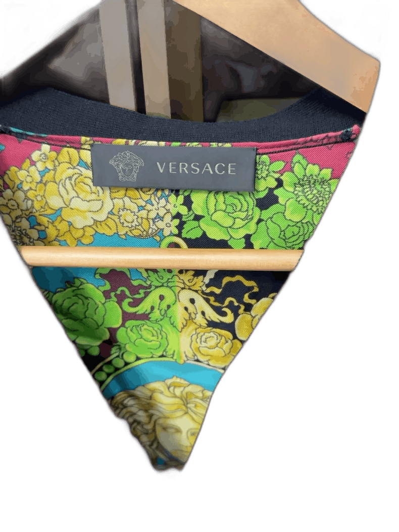 Versace Versace Silk Colorblock Cardigan - dmc Size M / US 6-8 / IT 42-44 - 1 Thumbnail