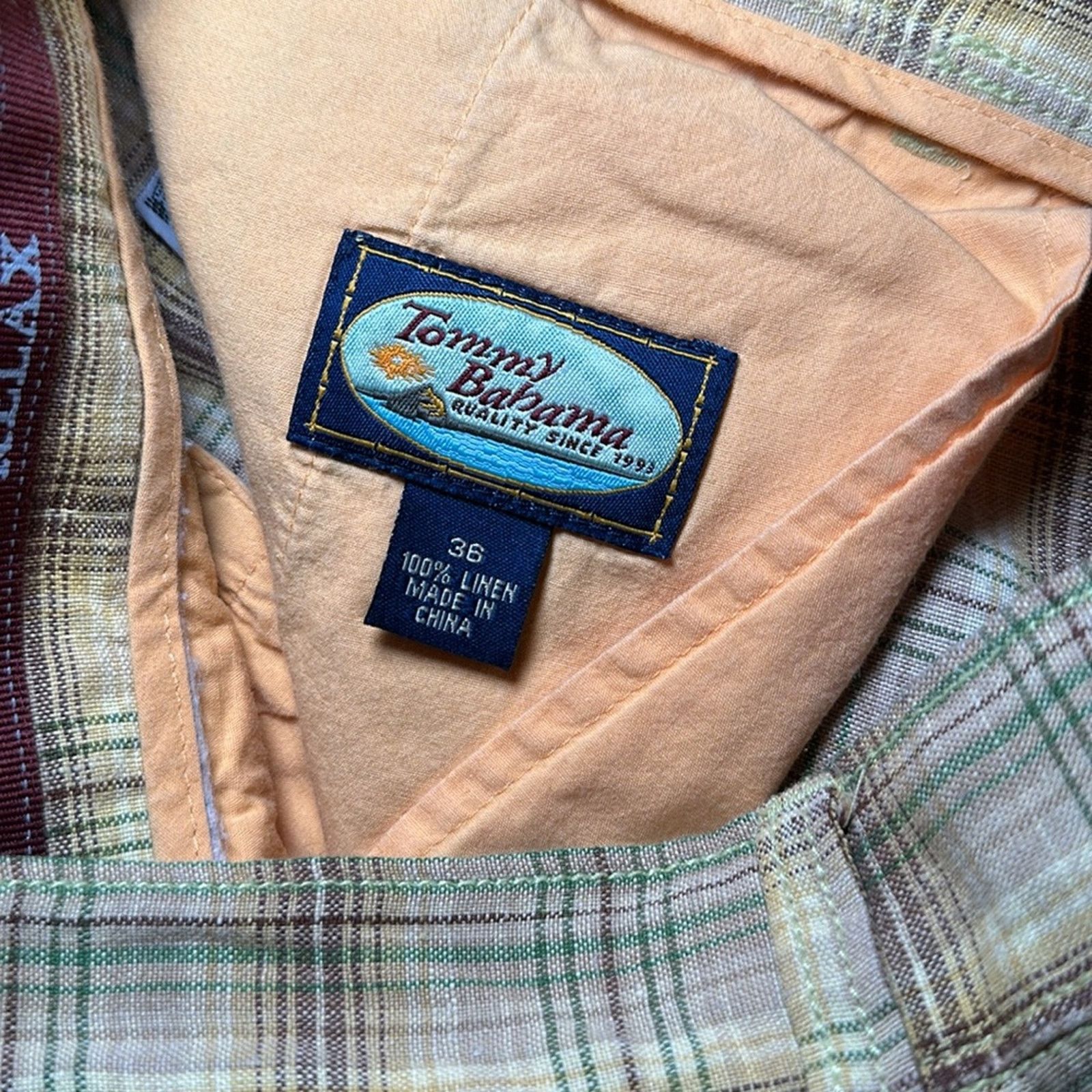 Tommy Bahama Tommy Bahama Relax Linen Plaid Shorts - 36 Size US 36 / EU 52 - 6 Thumbnail
