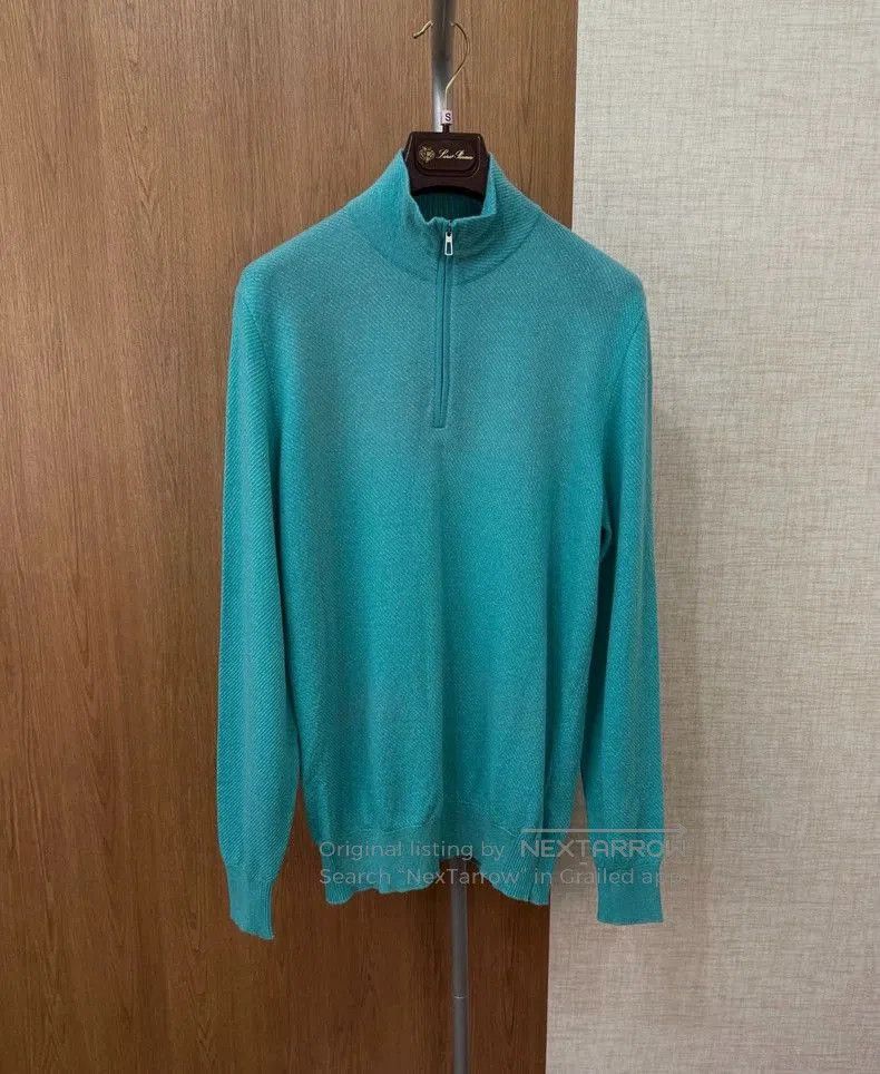 Loro Piana Loro Piana Men's Zip Cashmere Sweater. Size US M / EU 48-50 / 2 - 4 Thumbnail