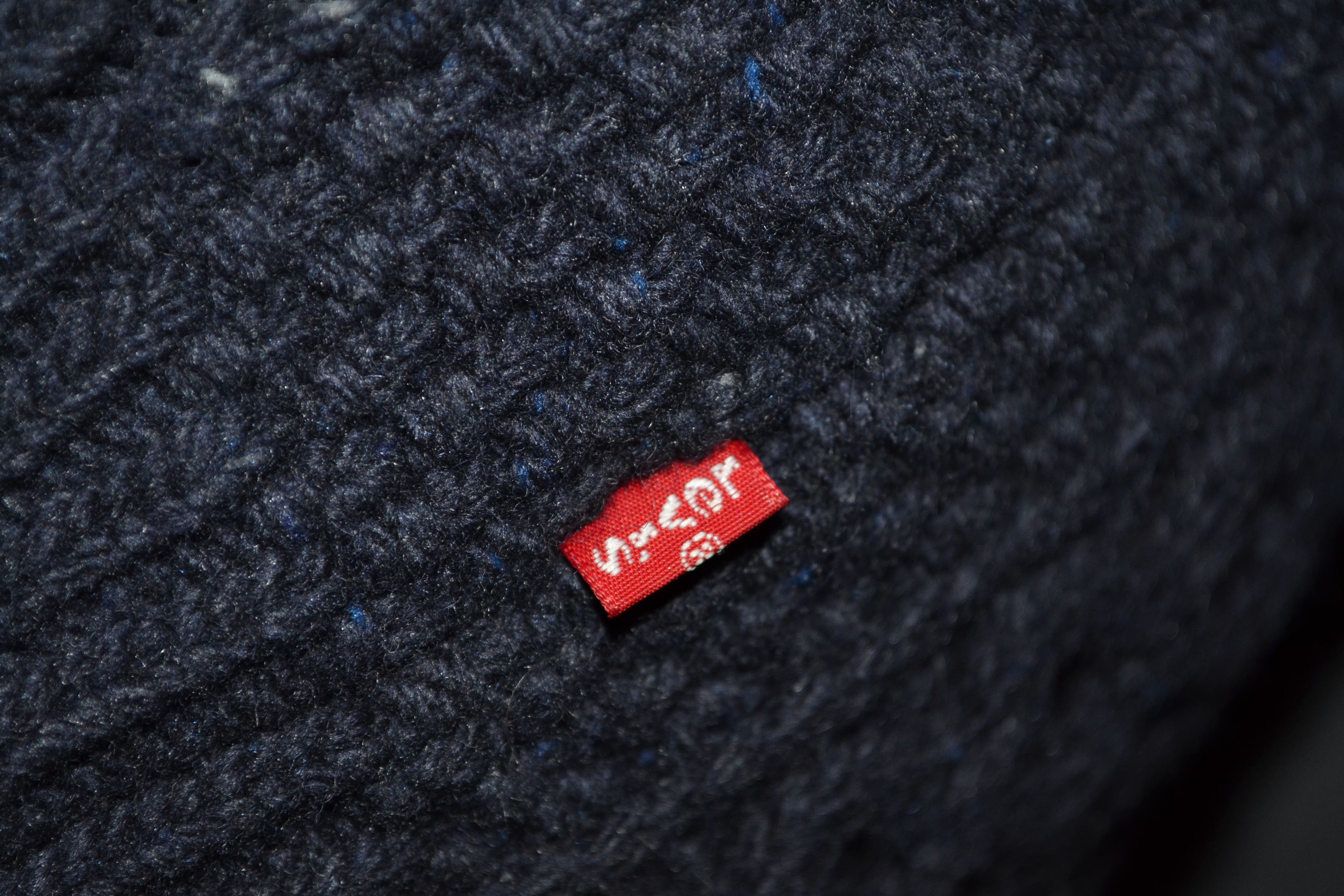 Levi's Levi's Aran-knit Wool-blend Sweater in Navy L Heavy Size US L / EU 52-54 / 3 - 6 Thumbnail