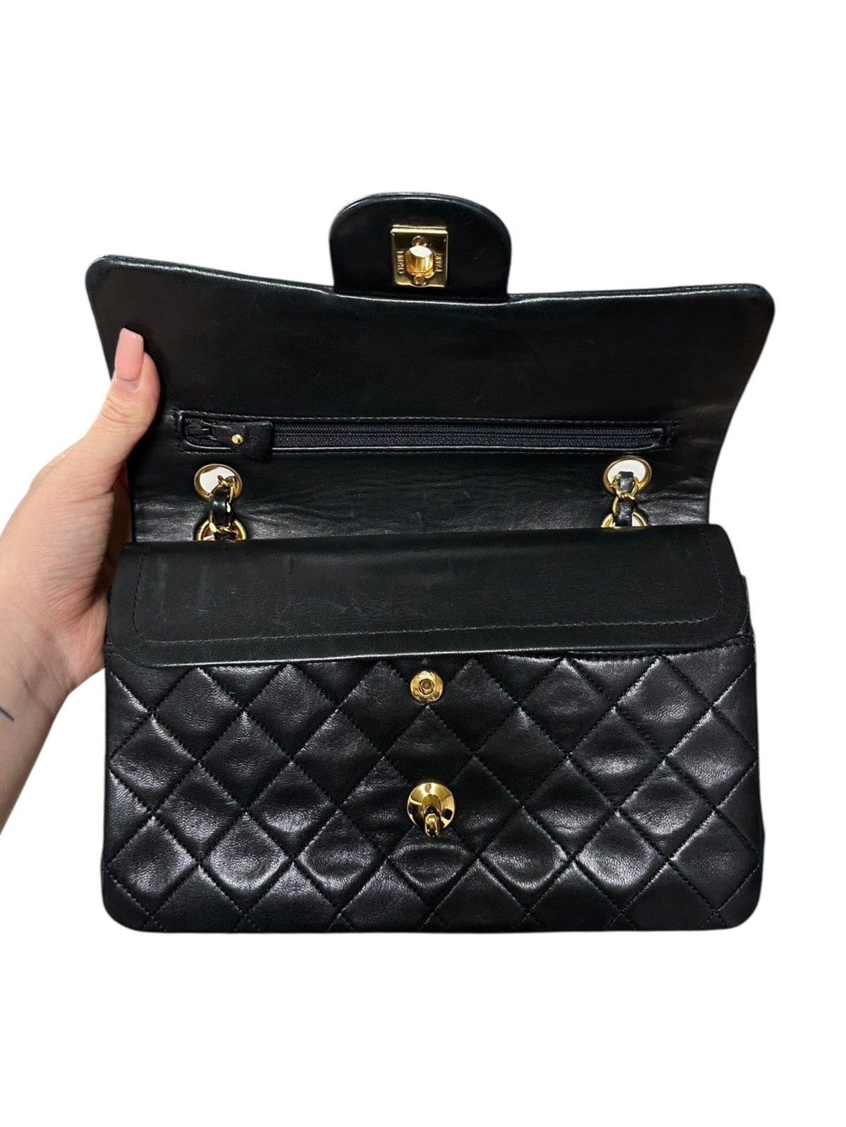 Chanel CHANEL 1989 Vintage Classic Double Flap Bag Size ONE SIZE - 5 Thumbnail