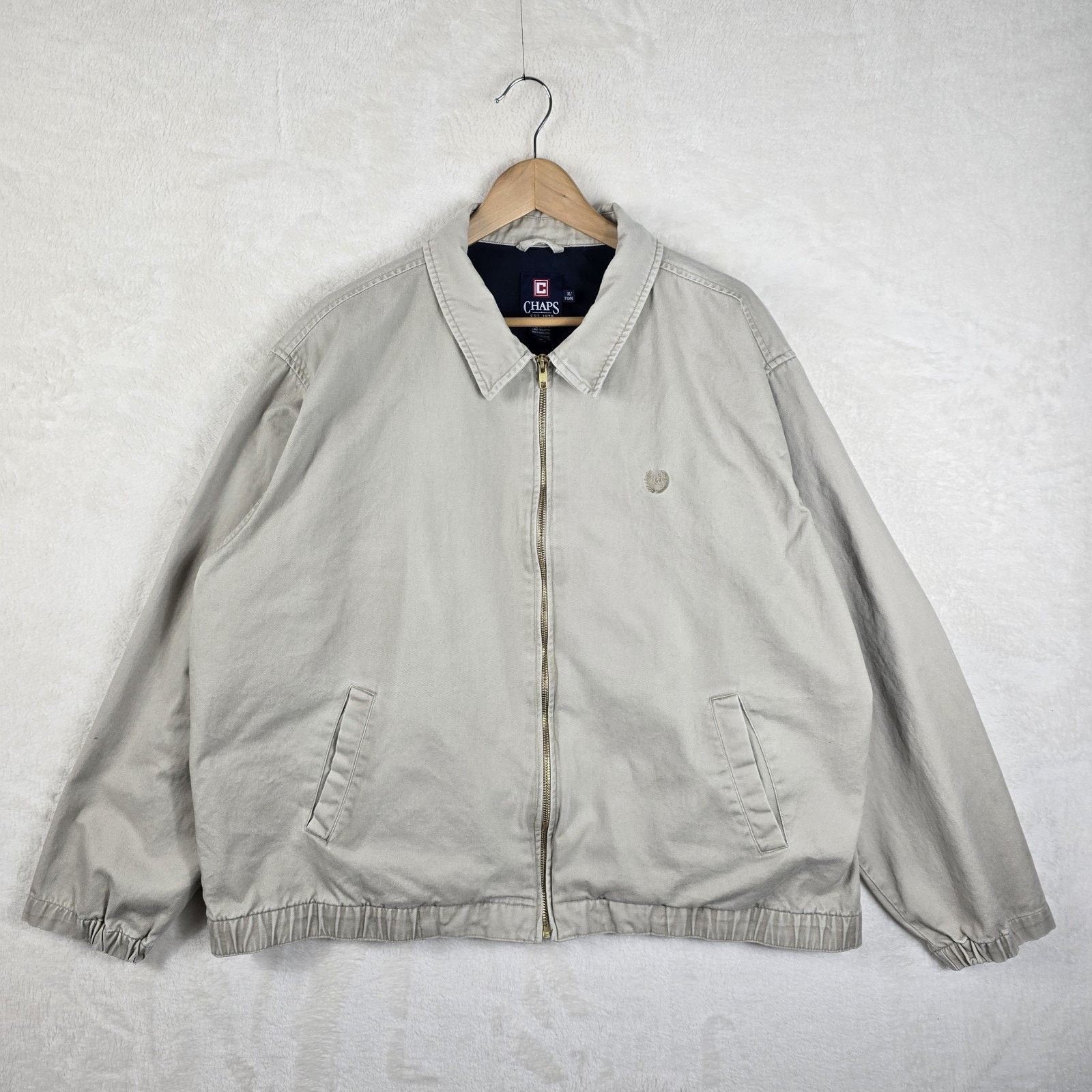 Ralph Lauren Vintage Chaps Ralph Lauren Beige Khaki Bomber Jacket Size XL Size US XL / EU 56 / 4 - 2 Thumbnail