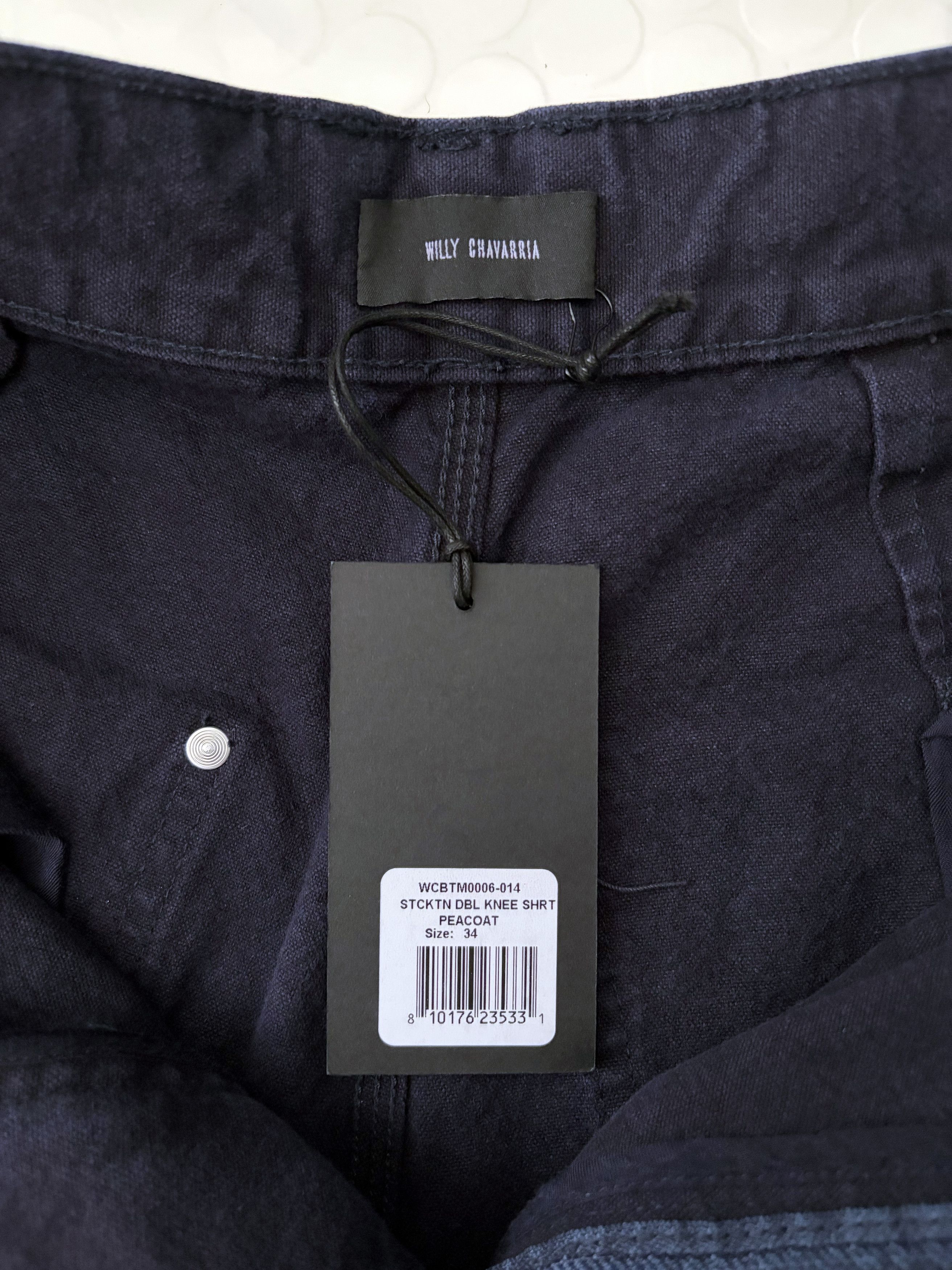 Willy Chavarria Stockton Double Knee Short in Peacoat Size US 30 / EU 46 - 5 Thumbnail