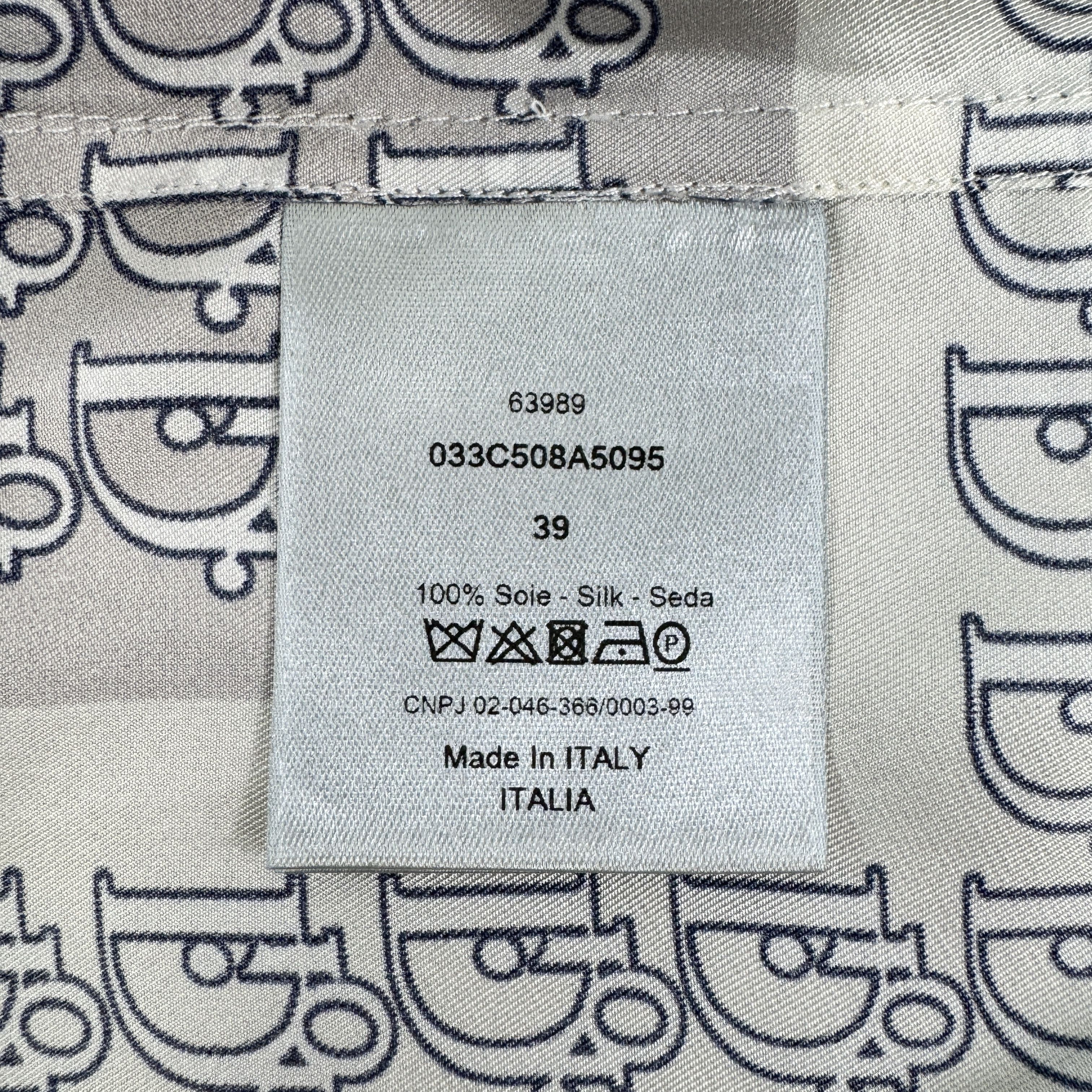 Dior Dior Oblique Pixel Short Sleeve Shirt In Beige RRP £1350 Size US M / EU 48-50 / 2 - 10 Thumbnail