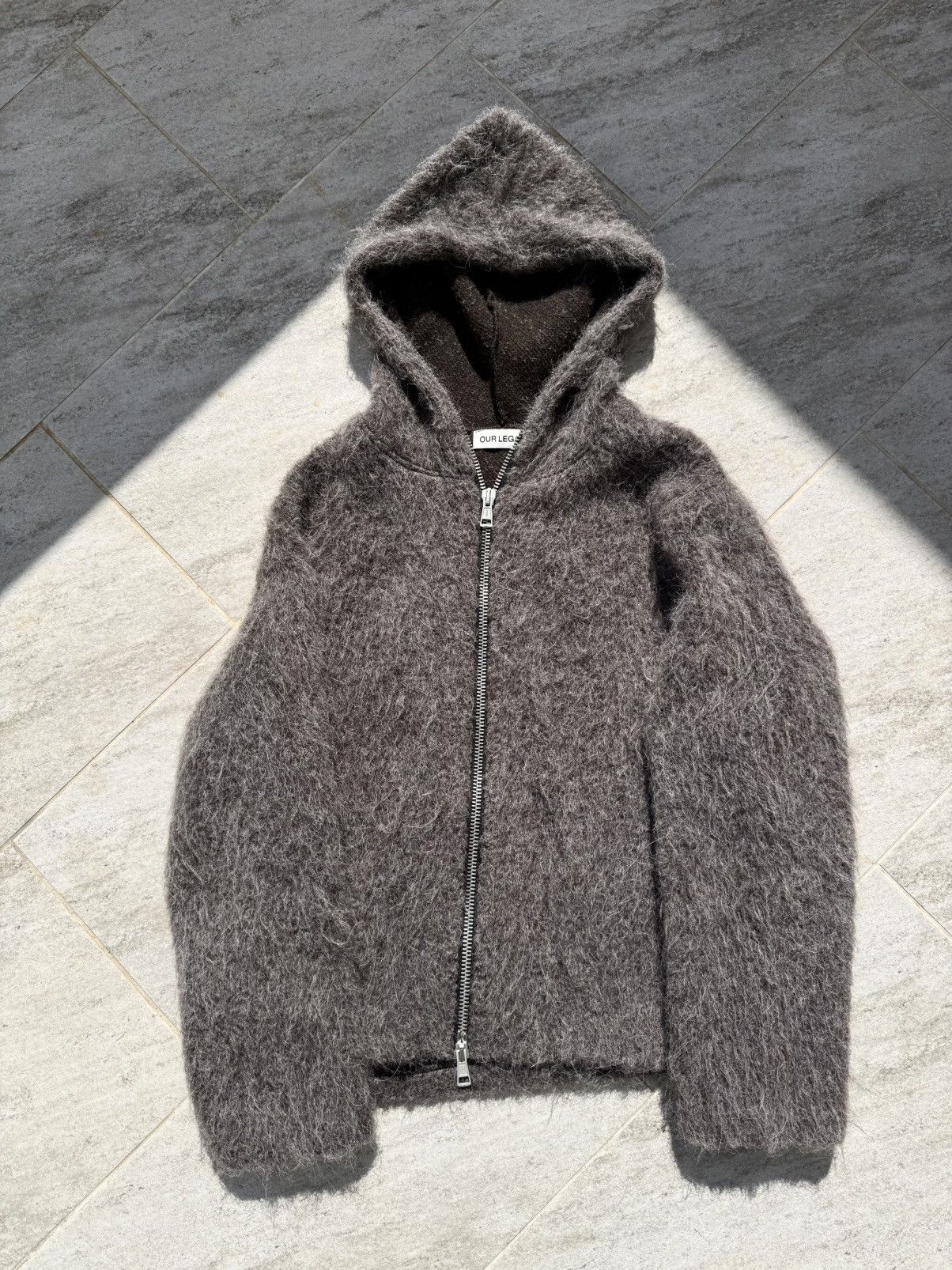 Our Legacy Our Legacy Full Zip Hoodie Grey Size US S / EU 44-46 / 1 - 1 Thumbnail