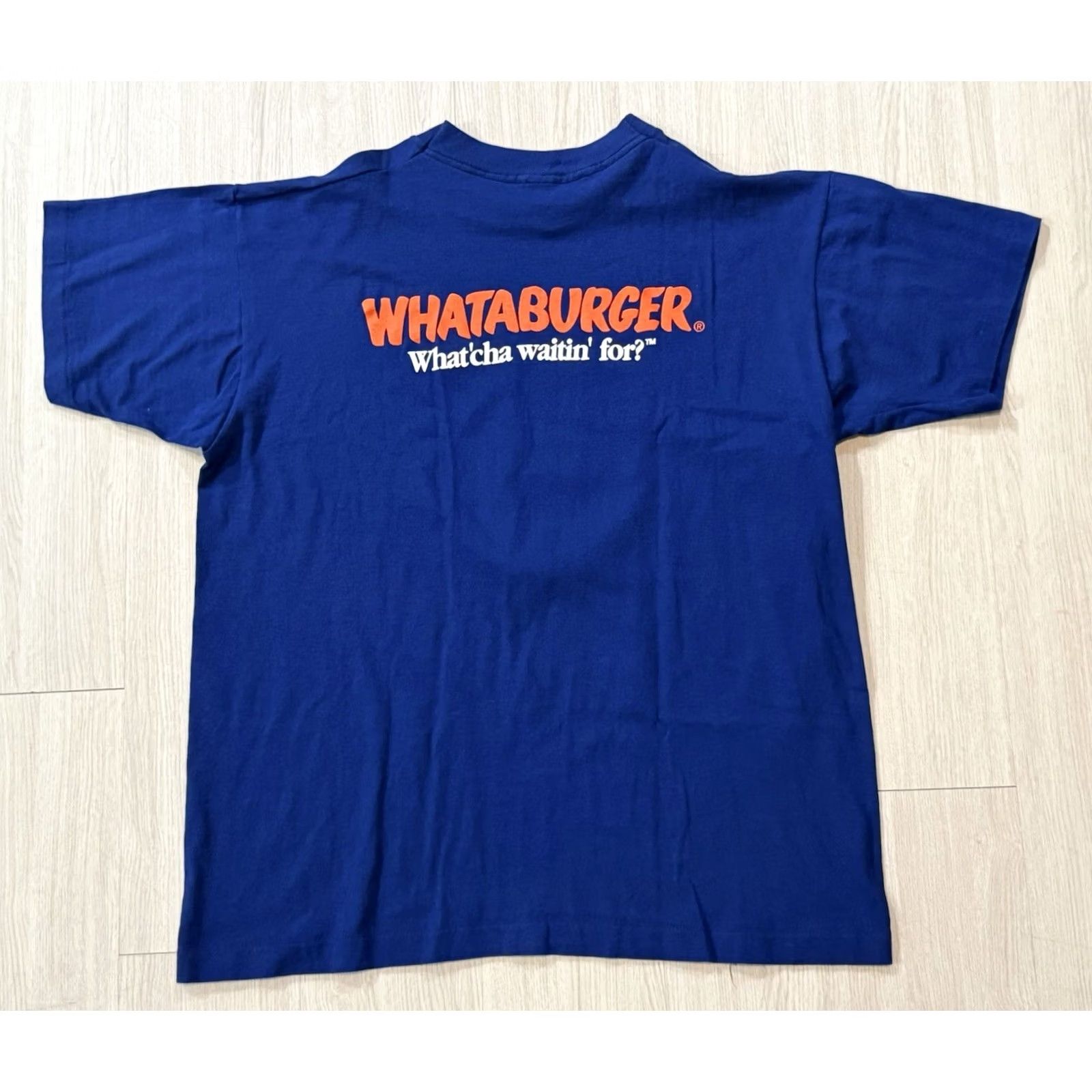 Fruit Of The Loom VINTAGE Whataburger ‘NEW Chicken Strips!’ Employee Promo Shirt XL Texas USA T-Shirt Mens 90s Size US XL / EU 56 / 4 - 2 Thumbnail