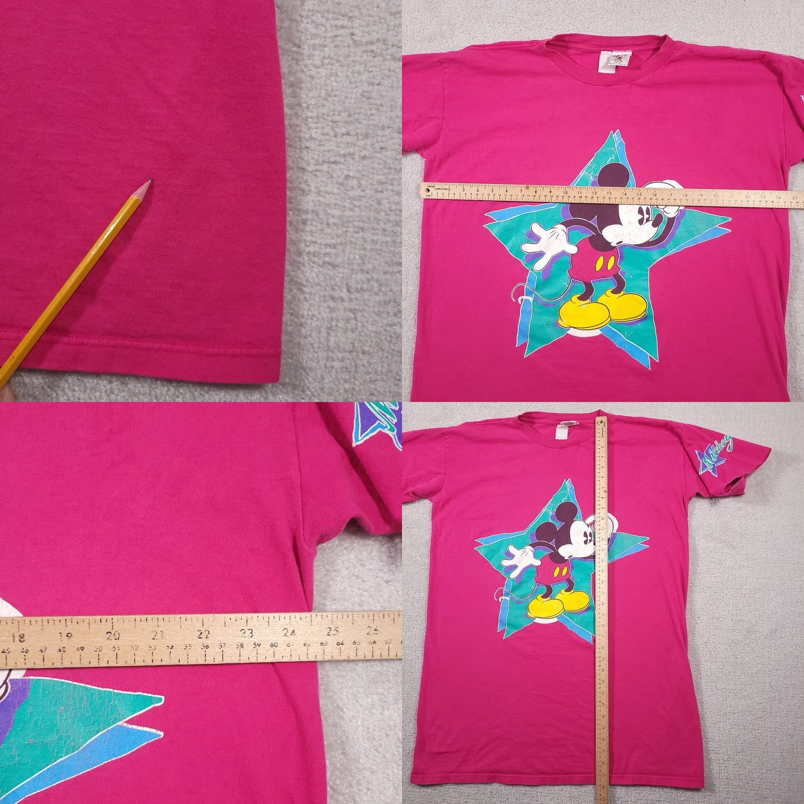 Mickey & Co. VINTAGE Mickey & Co T-Shirt Disney 90s Mickey Mouse Pink One Size Adult Unisex Mens Womens Size US M / EU 48-50 / 2 - 8 Thumbnail