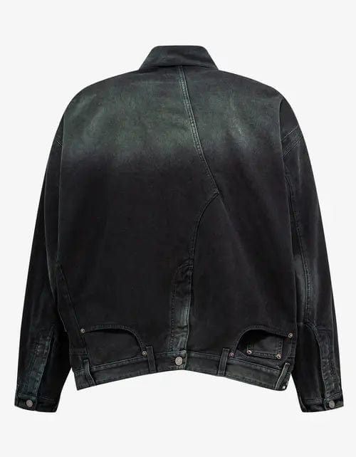 Balenciaga Balenciaga Black Deconstructed Denim Jacket Size US S / EU 44-46 / 1 - 2 Thumbnail