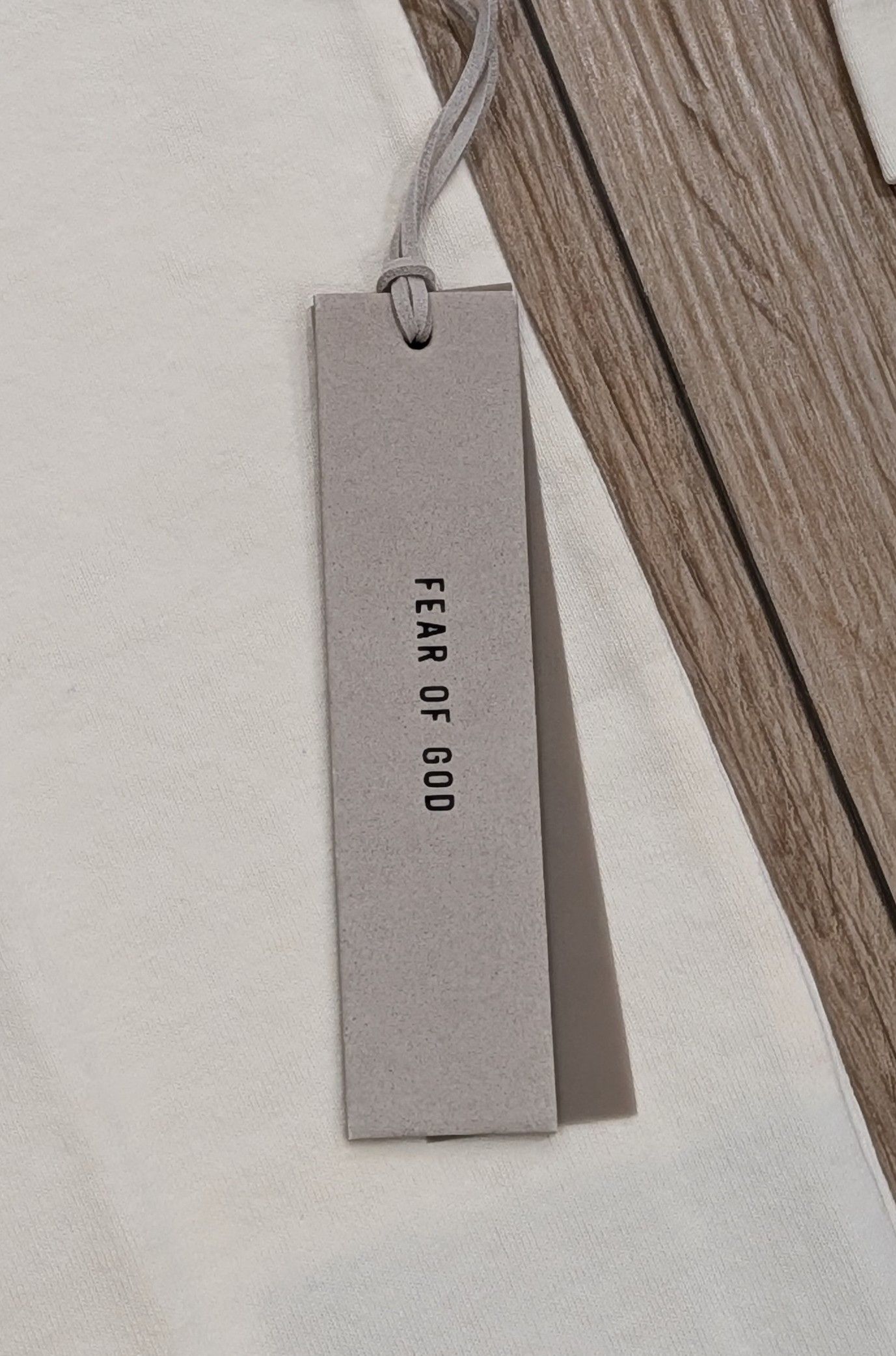 Fear of God FEAR OF GOD Logo Thunderbird LS T-Shirt Cream Large Size US L / EU 52-54 / 3 - 11 Thumbnail