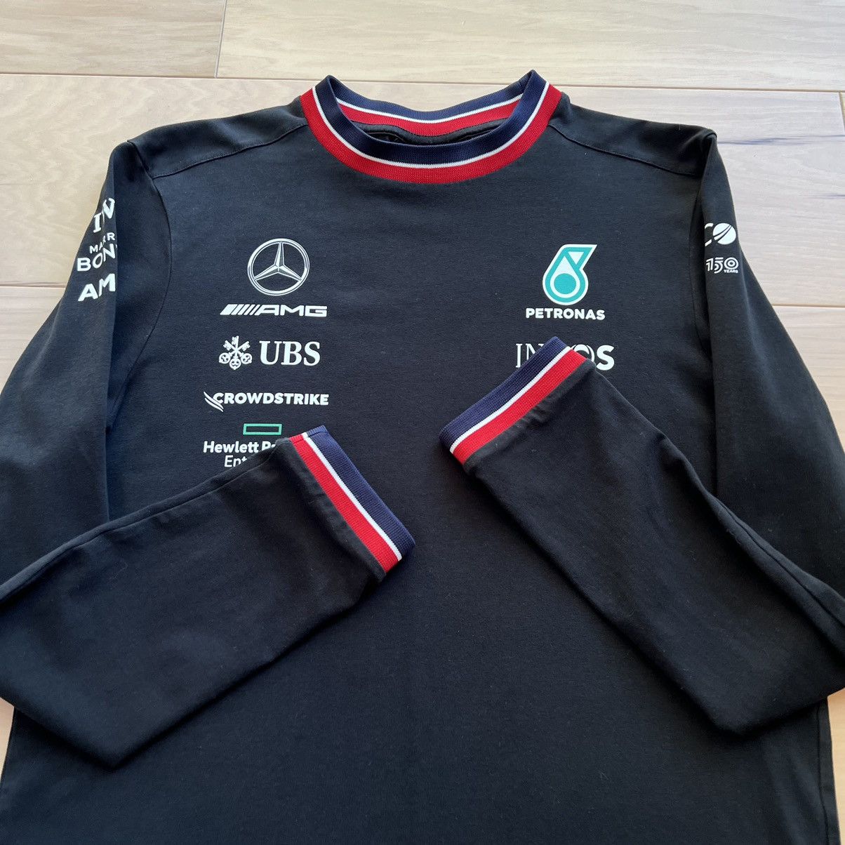 Mercedes-Benz Mercedes AMG Petronas F1 Shirt Medium Black Long Sleeve Size US M / EU 48-50 / 2 - 3 Thumbnail