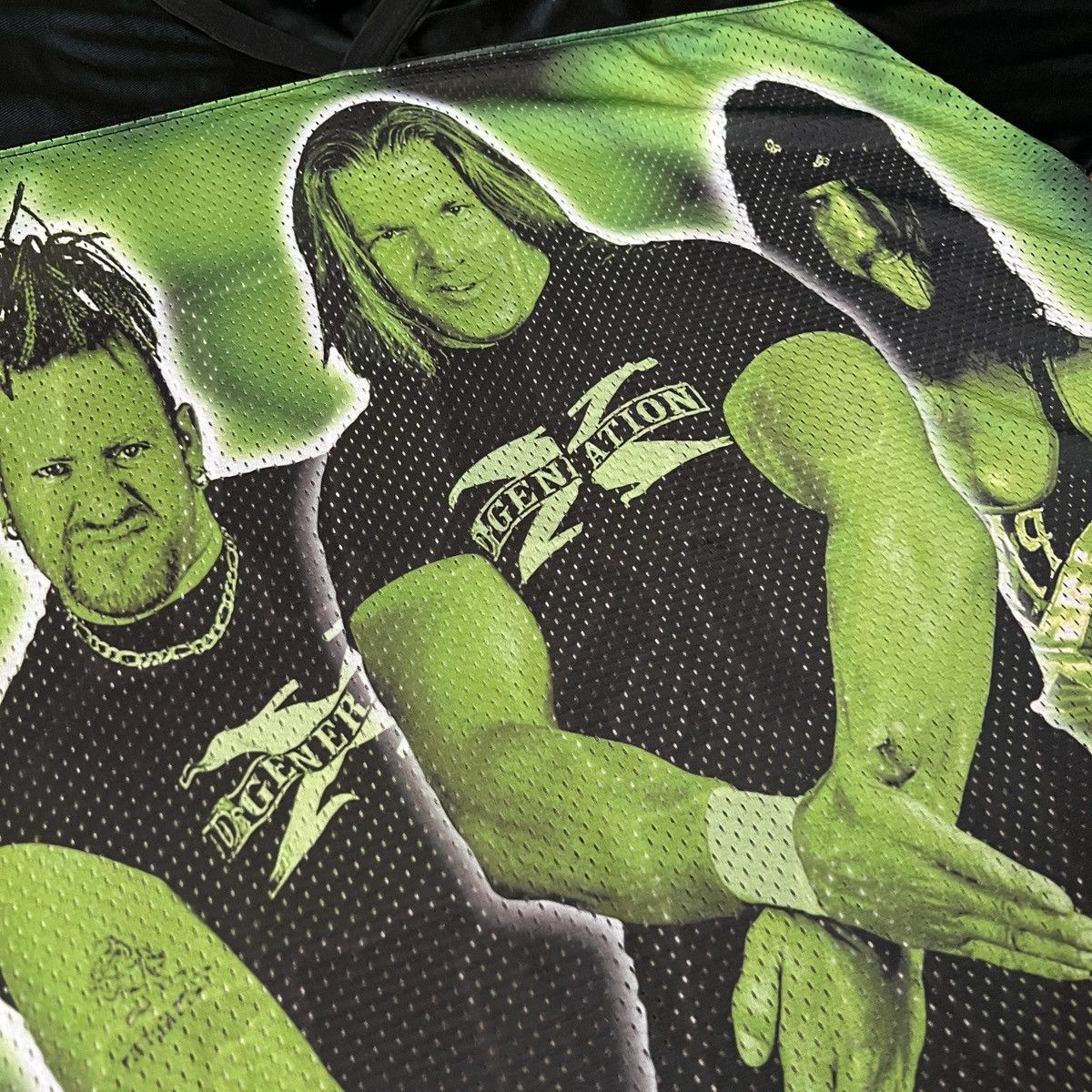 Other Vintage 90s WWF D Generation X Mesh T Shirt Size US XL / EU 56 / 4 - 6 Thumbnail
