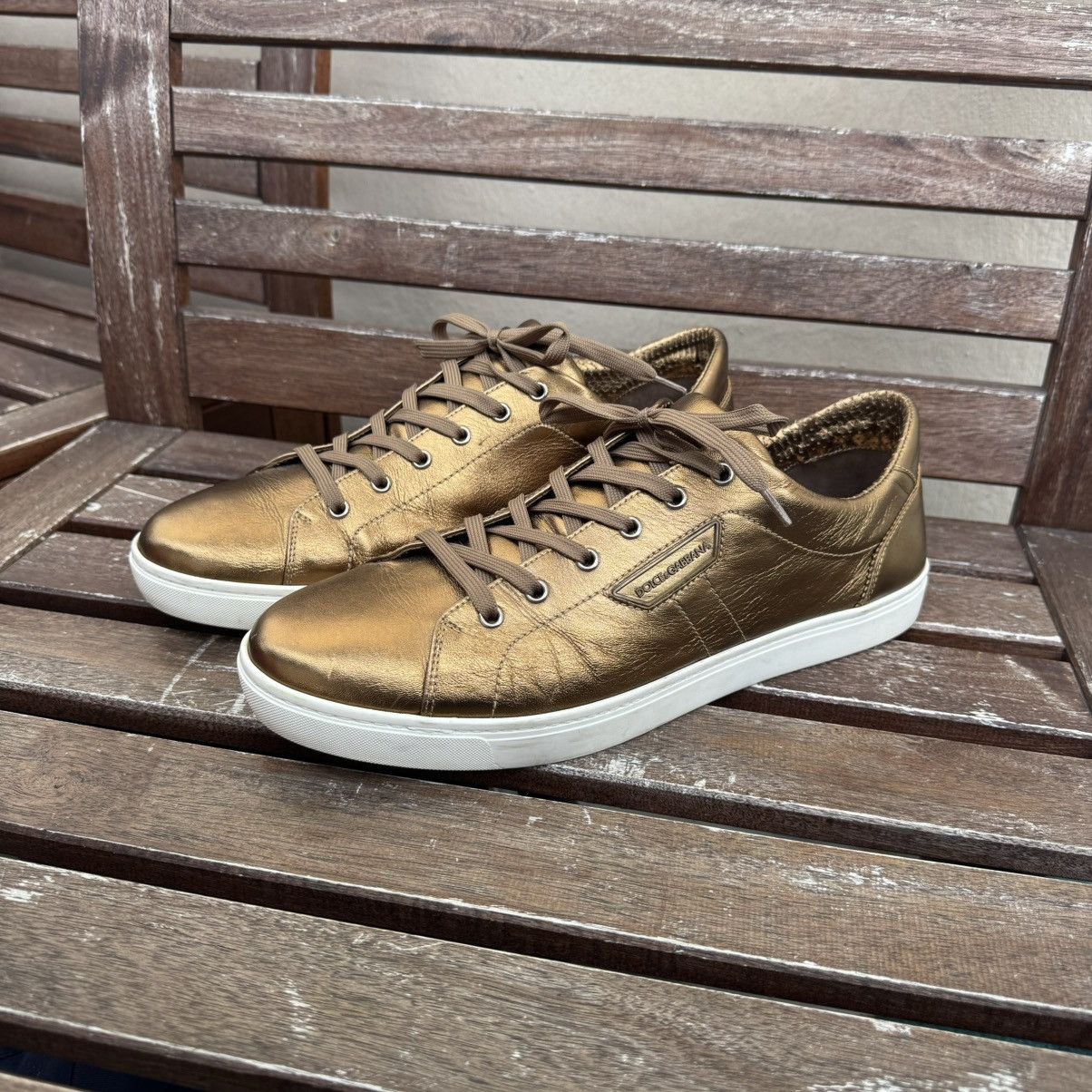 Dolce & Gabbana sneakers gold