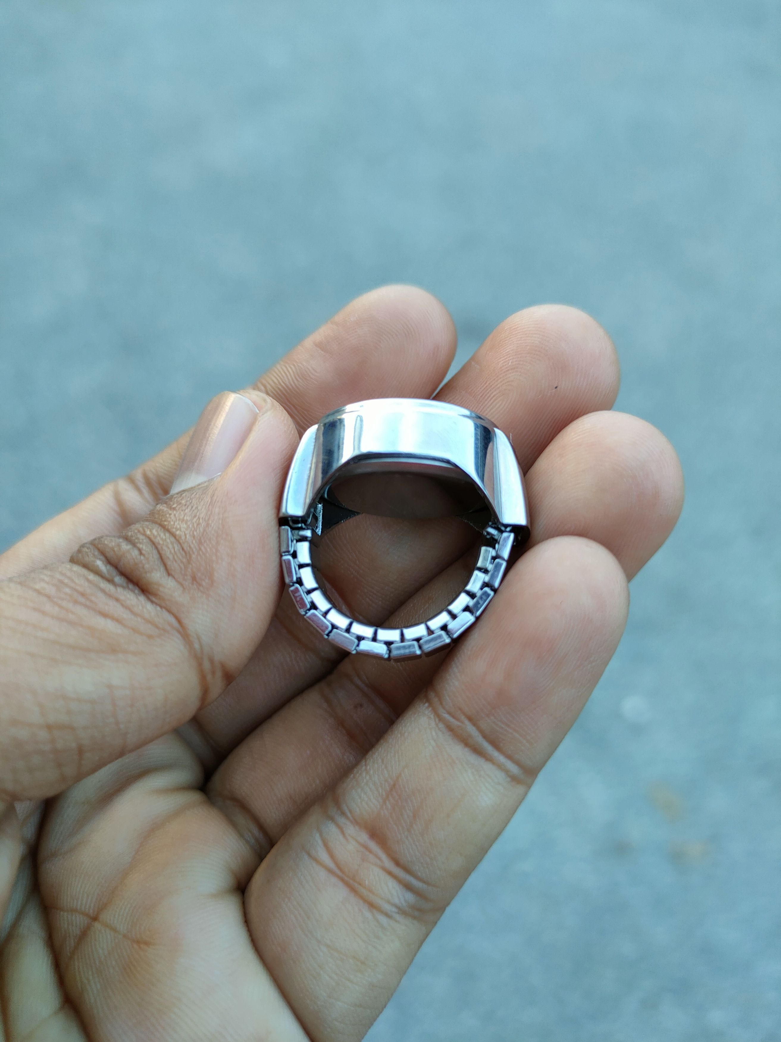 Japanese Brand Ring Watch silver stretchable japan #dlas Size ONE SIZE - 7 Thumbnail