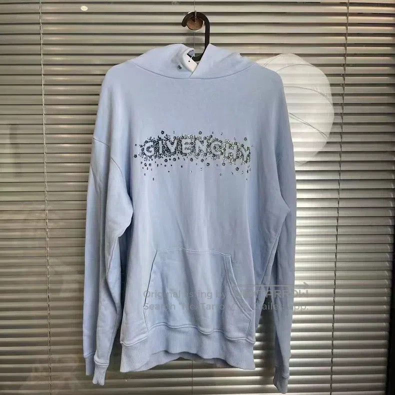 Givenchy Givenchy Crystal Logo Hoodie Sweatshirt Size US S / EU 44-46 / 1 - 1 Thumbnail