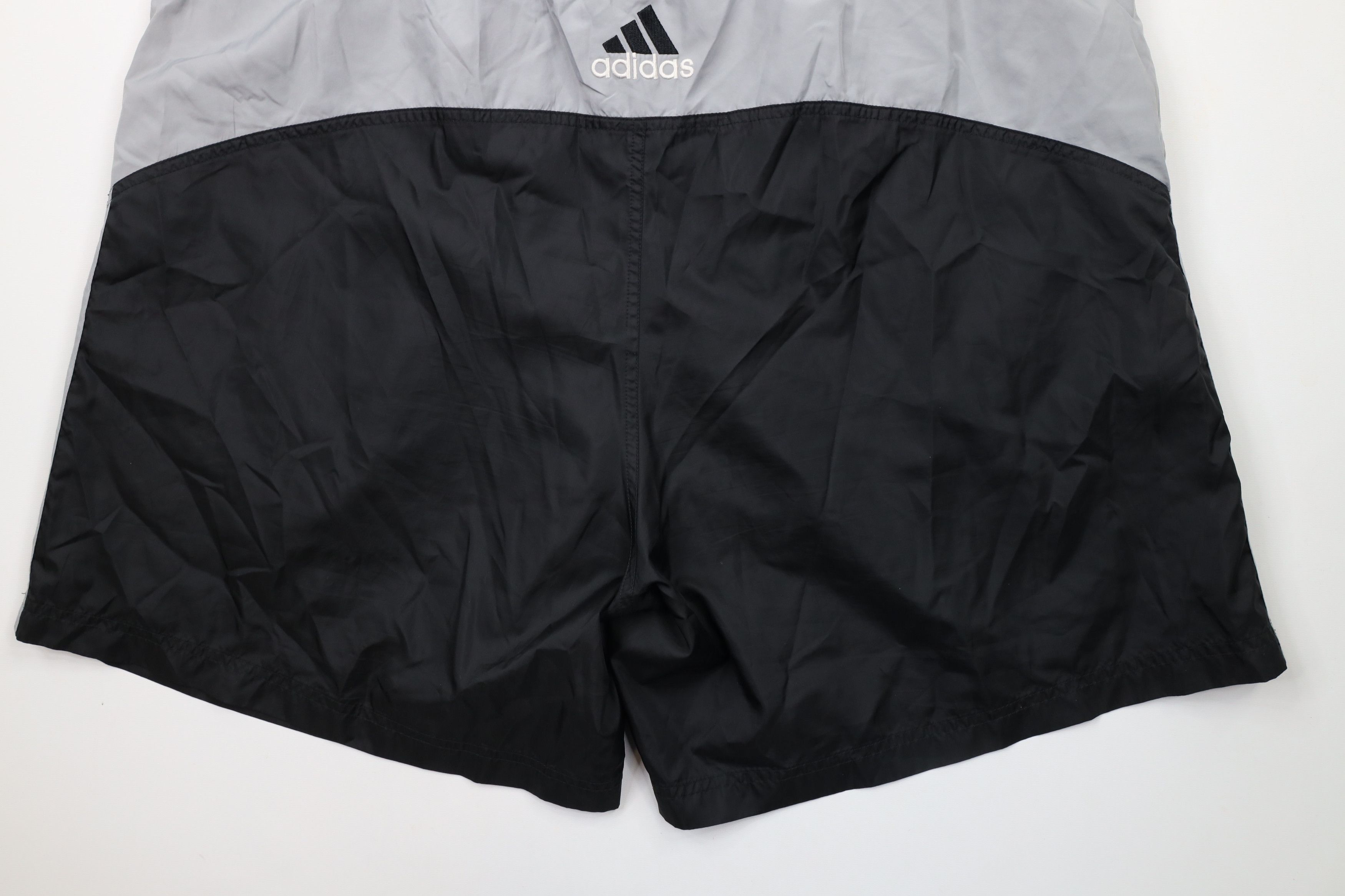 Adidas × Vintage Vintage 90s Adidas Out Striped Lined Soccer Shorts Nylon Size US 38 / EU 54 - 11 Thumbnail