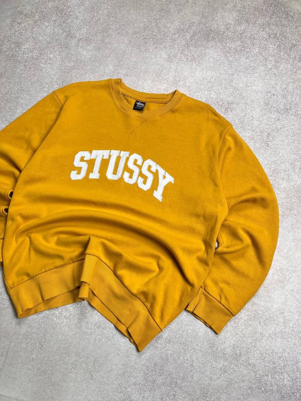 Other VINTAGE STUSSY YELLOW SPELLOUT BOXY SWEATSHIRT Y2K M Size US M / EU 48-50 / 2 - 2 Thumbnail