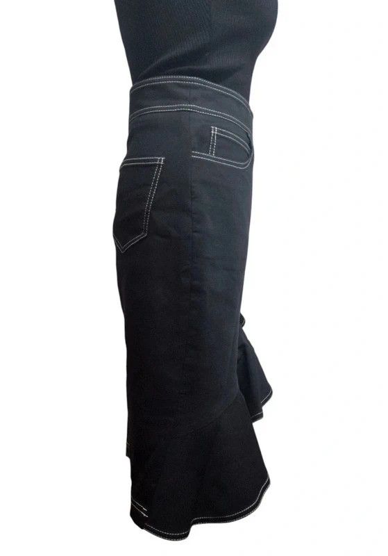 Cavalli Class Cavalli Class Roberto Cavalli Asymmetric Denim Skirt Y2K Size 27" / US 4 / IT 40 - 8 Thumbnail