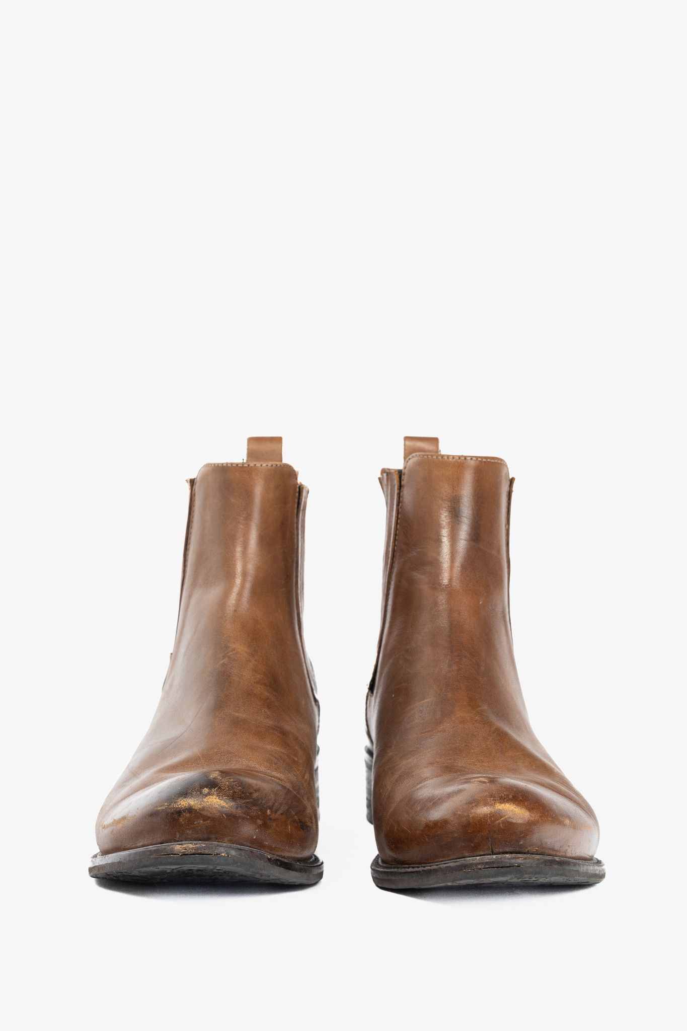 Ron White Ron White Brown Chelsea Ankle Boots Size US 8.5 / IT 38.5 - 2 Thumbnail