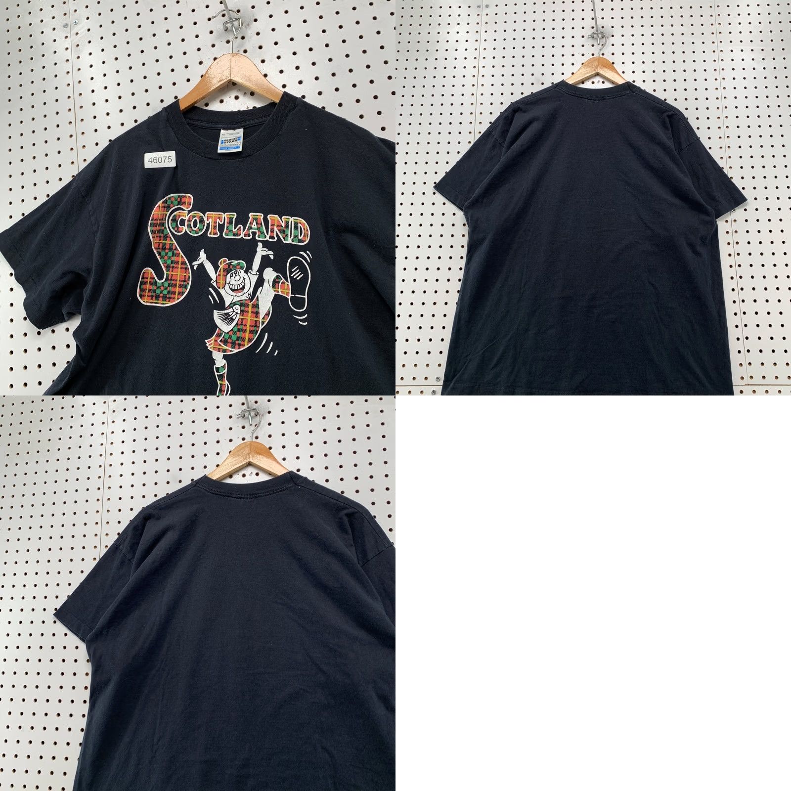 Vintage VINTAGE Scotland Piper Shirt Mens XL Black Single Stitch Bagpipe Made USA Size US XL / EU 56 / 4 - 9 Thumbnail