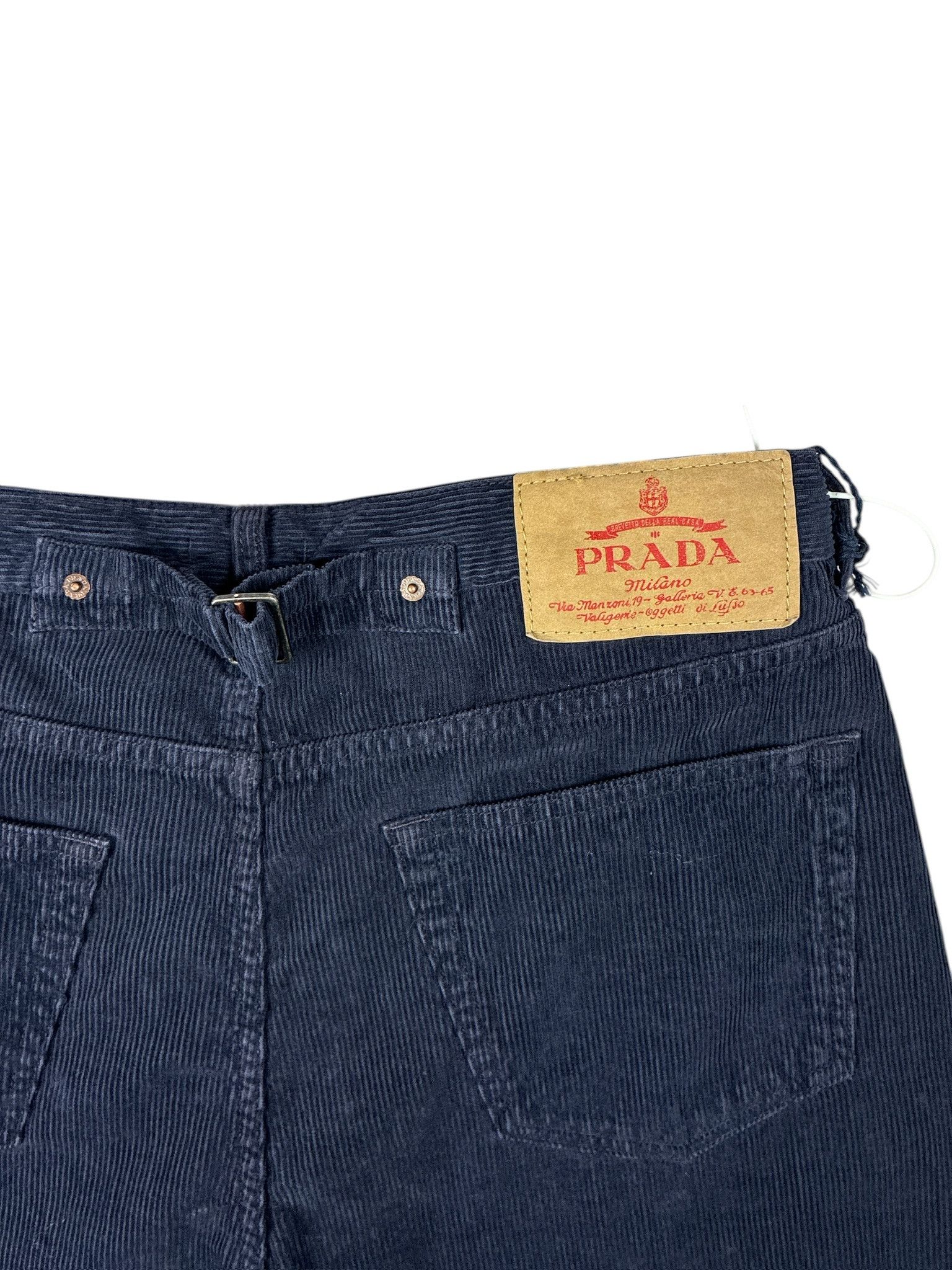 Prada Prada Corduroy Relaxed Trousers Size US 34 / EU 50 - 7 Thumbnail