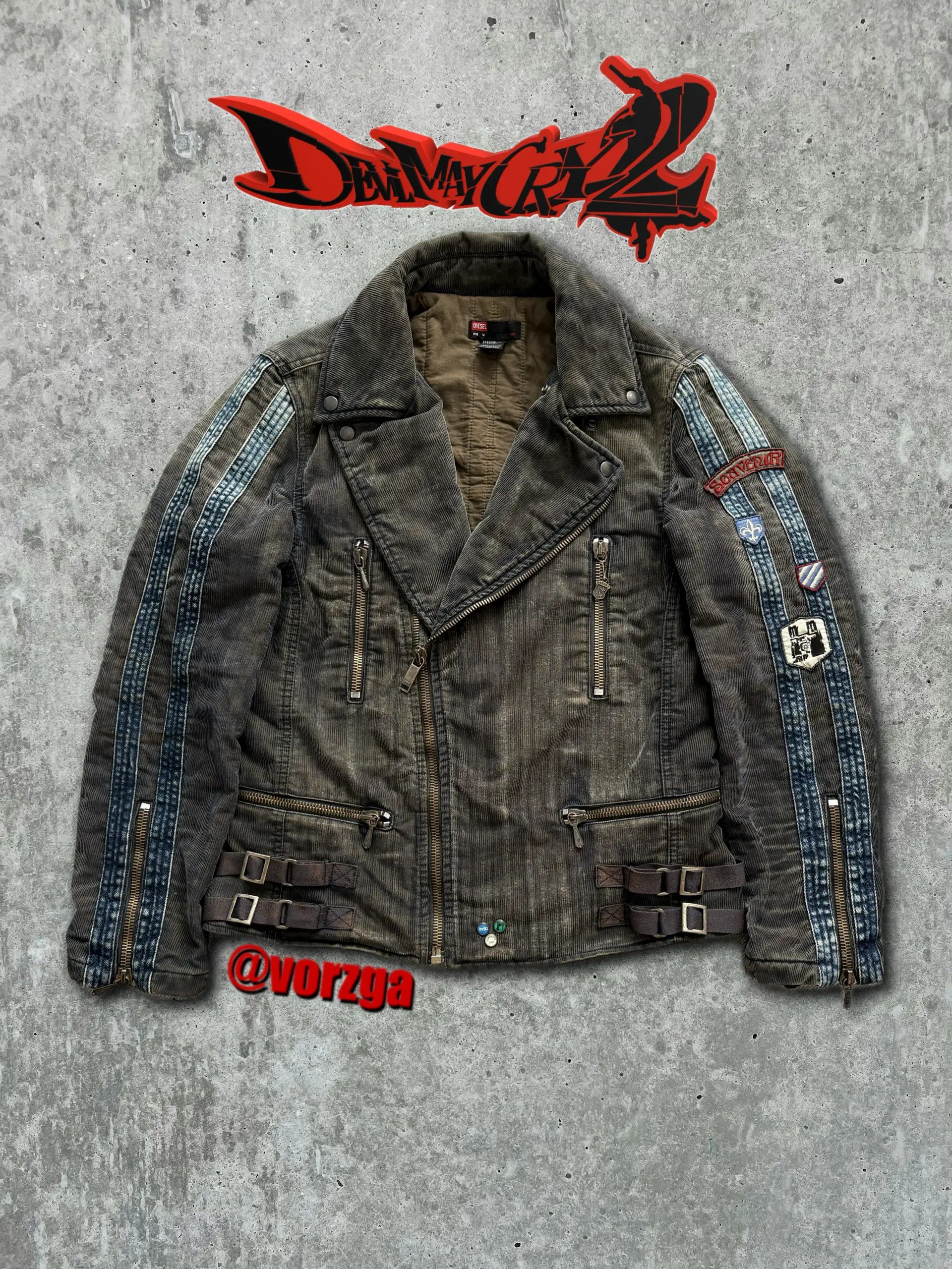 Diesel Diesel X Capcom L Devil May Cry 2 Dante Corduroy Jacket