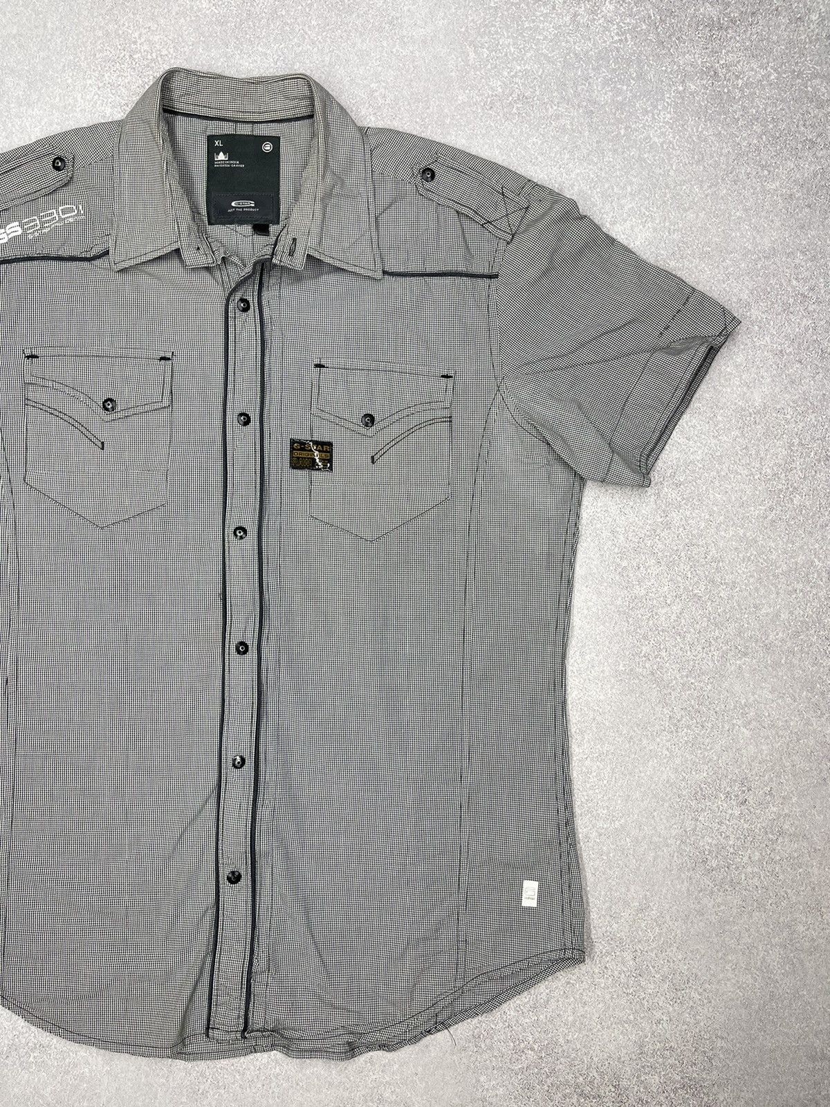 G-Star Vintage G Star Raw 3301 Shirt Big Logo Y2K Size L Size US L / EU 52-54 / 3 - 3 Thumbnail