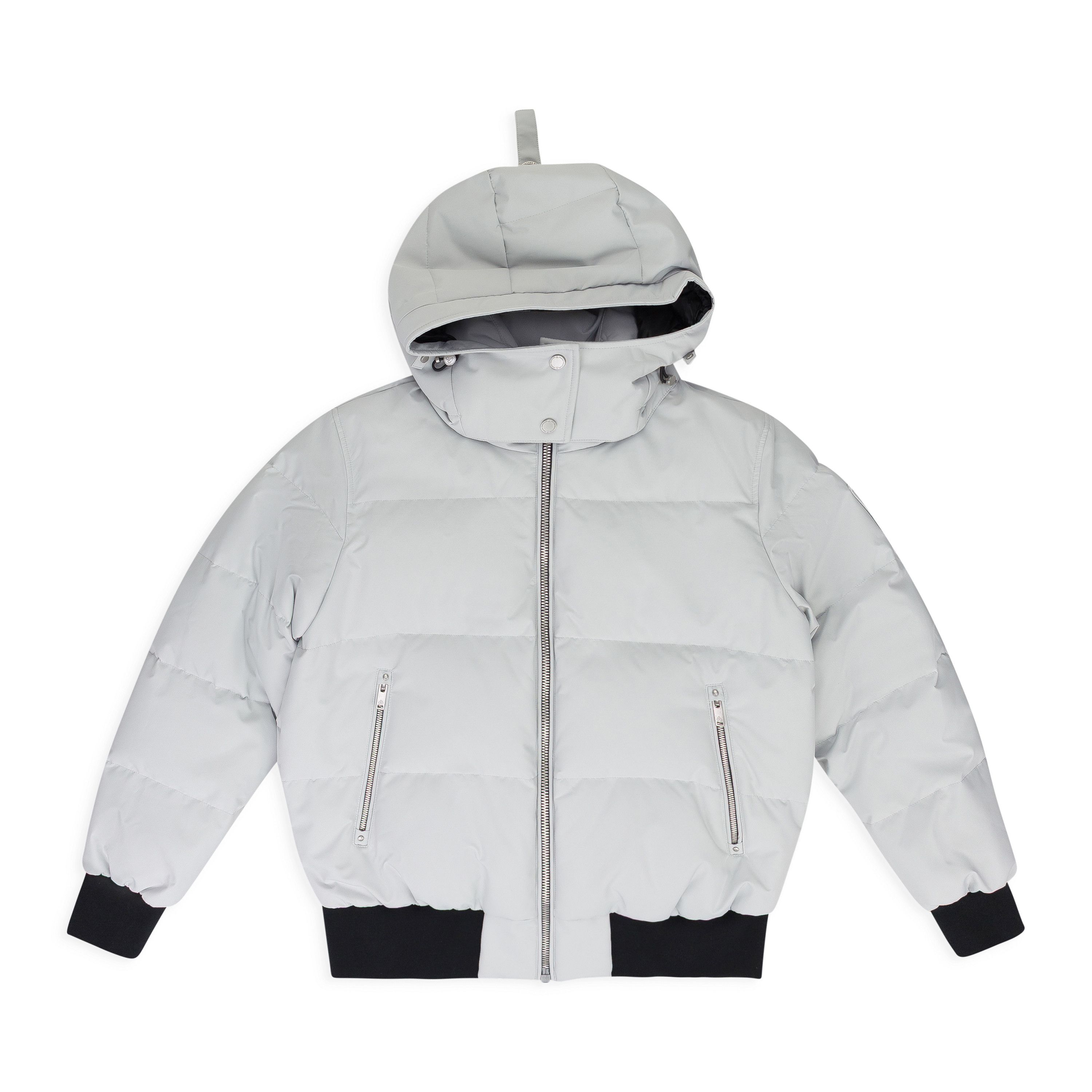 Moose Knuckles Moose Knuckles GREY CLOUD BOMBER SHEARLING PUFFER JACKET SIZE L Size L / US 10 / IT 46 - 1 Thumbnail