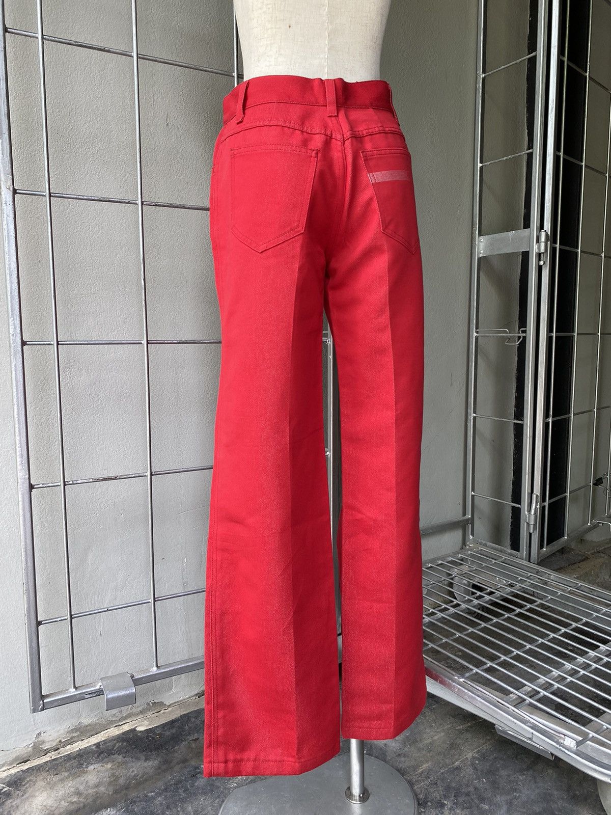 Fendi FENDI Red Pattern Casual Long Jeans Size 27" / US 4 / IT 40 - 2 Thumbnail