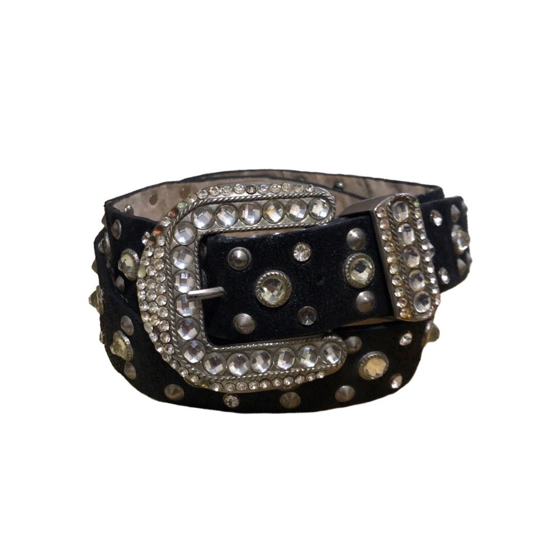 Japanese Brand Vintage like B.B. Simon belt Crystals Studded Size ONE SIZE - 1 Thumbnail