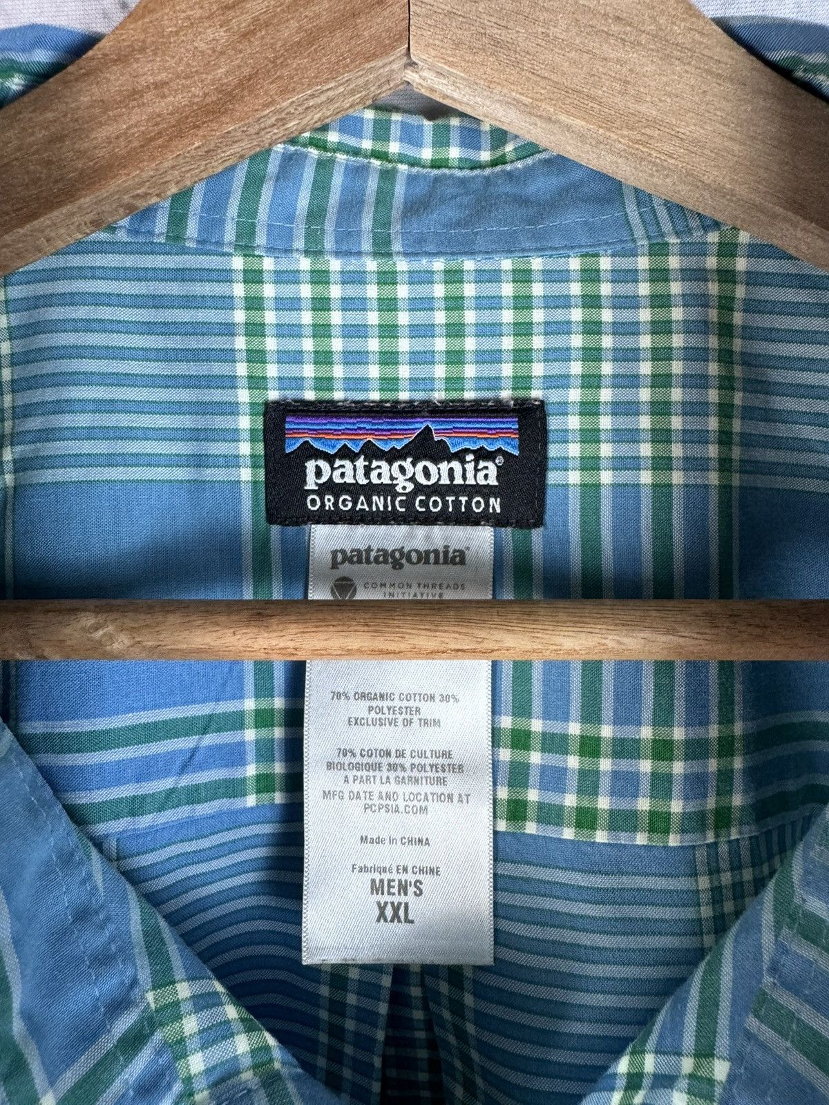 Patagonia × Vintage Patagonia organic cotton button up camp collar shirt Size US XXL / EU 58 / 5 - 3 Thumbnail