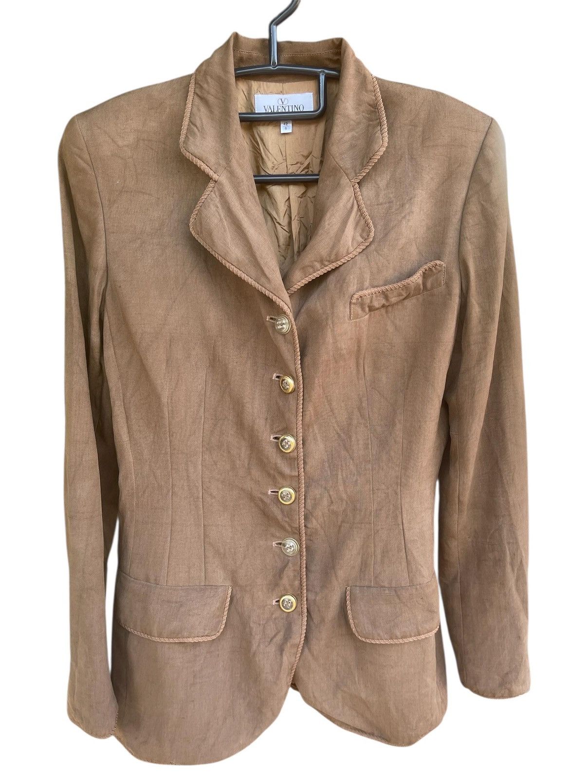 Valentino Luxury VALENTINO Button Up Jacket Size M / US 6-8 / IT 42-44 - 1 Thumbnail