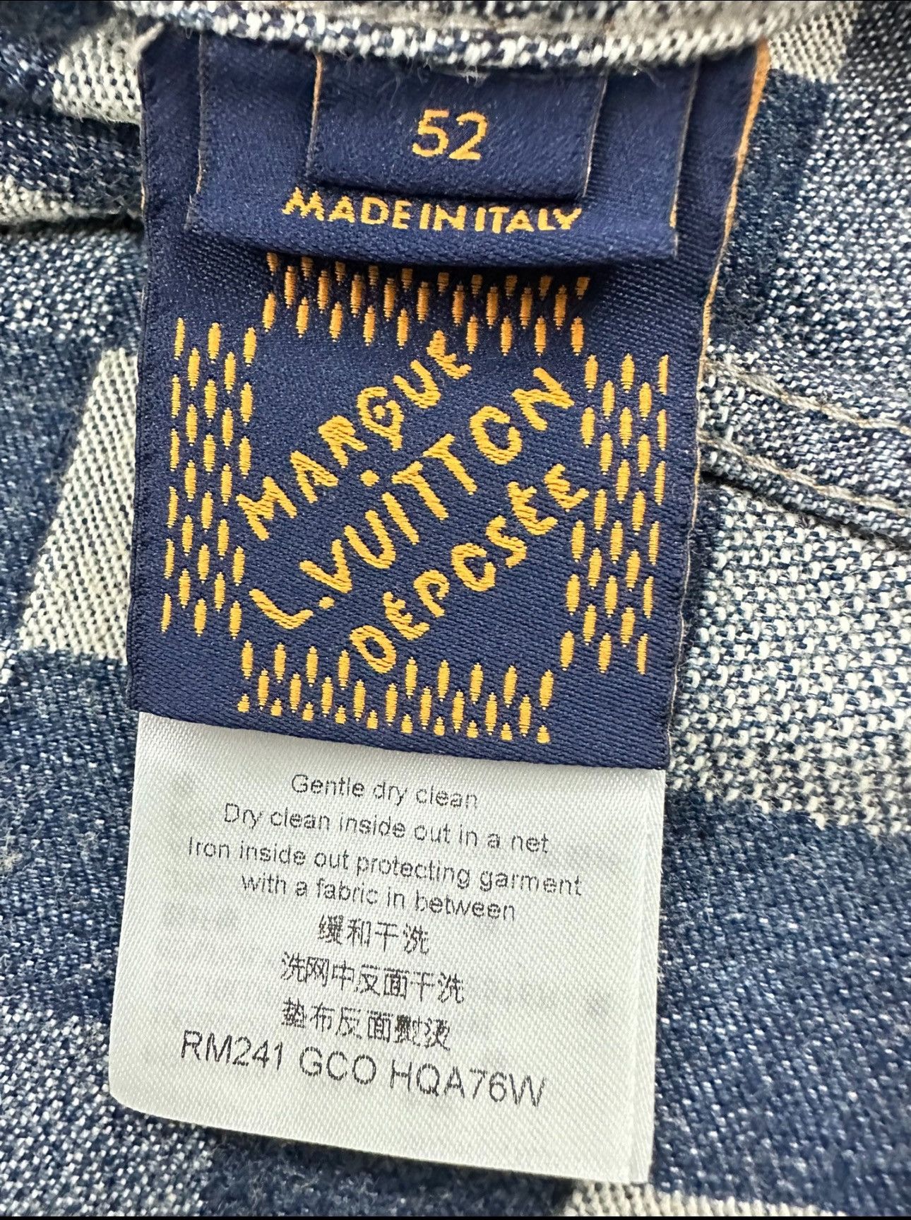Louis Vuitton Louis Vuitton SS24 Pixel Denim Jacket Sz.52 Size US L / EU 52-54 / 3 - 4 Thumbnail