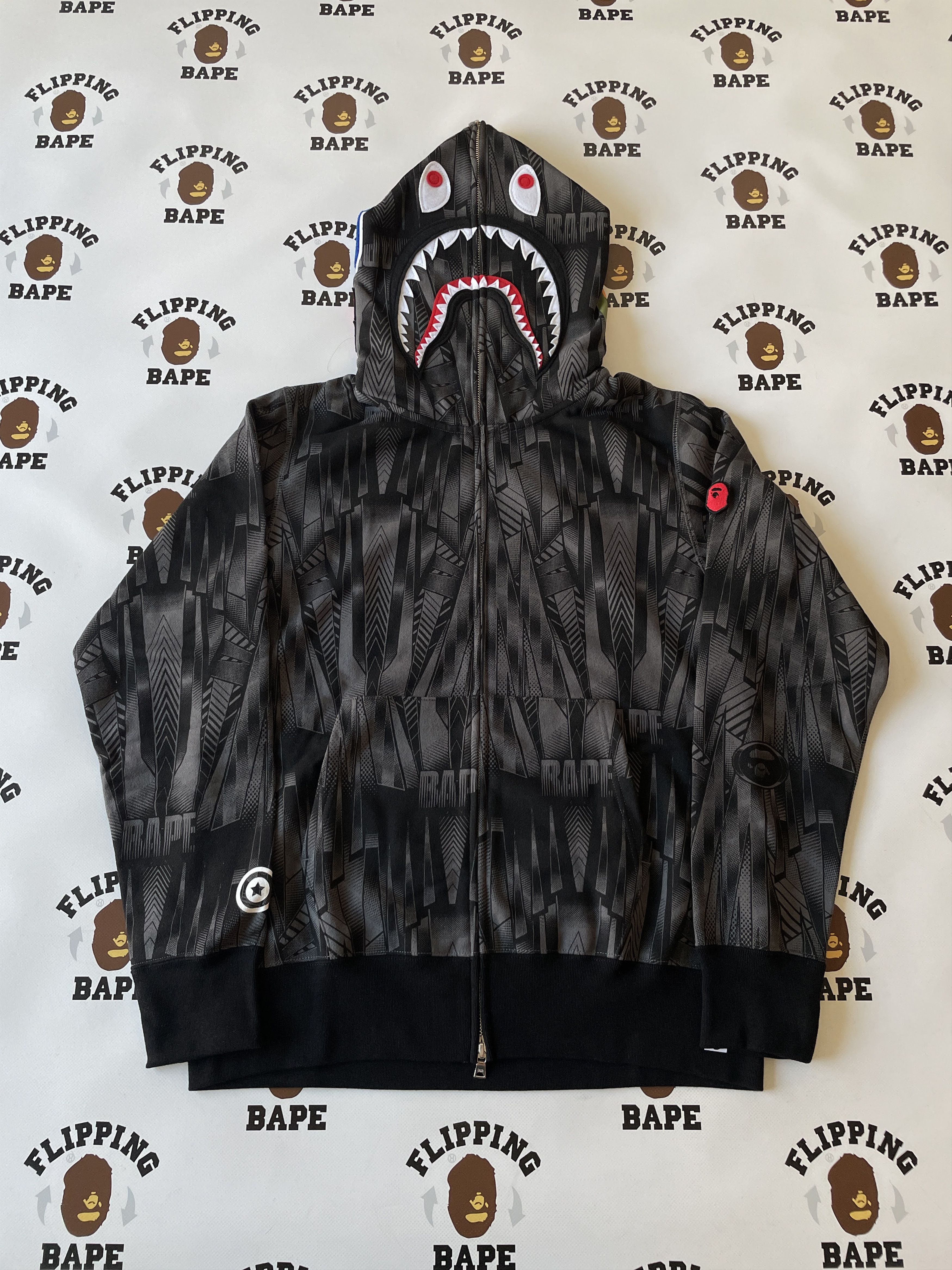 BAPE SPEED RACER SHARK FULL ZIP HOODIE (2023)