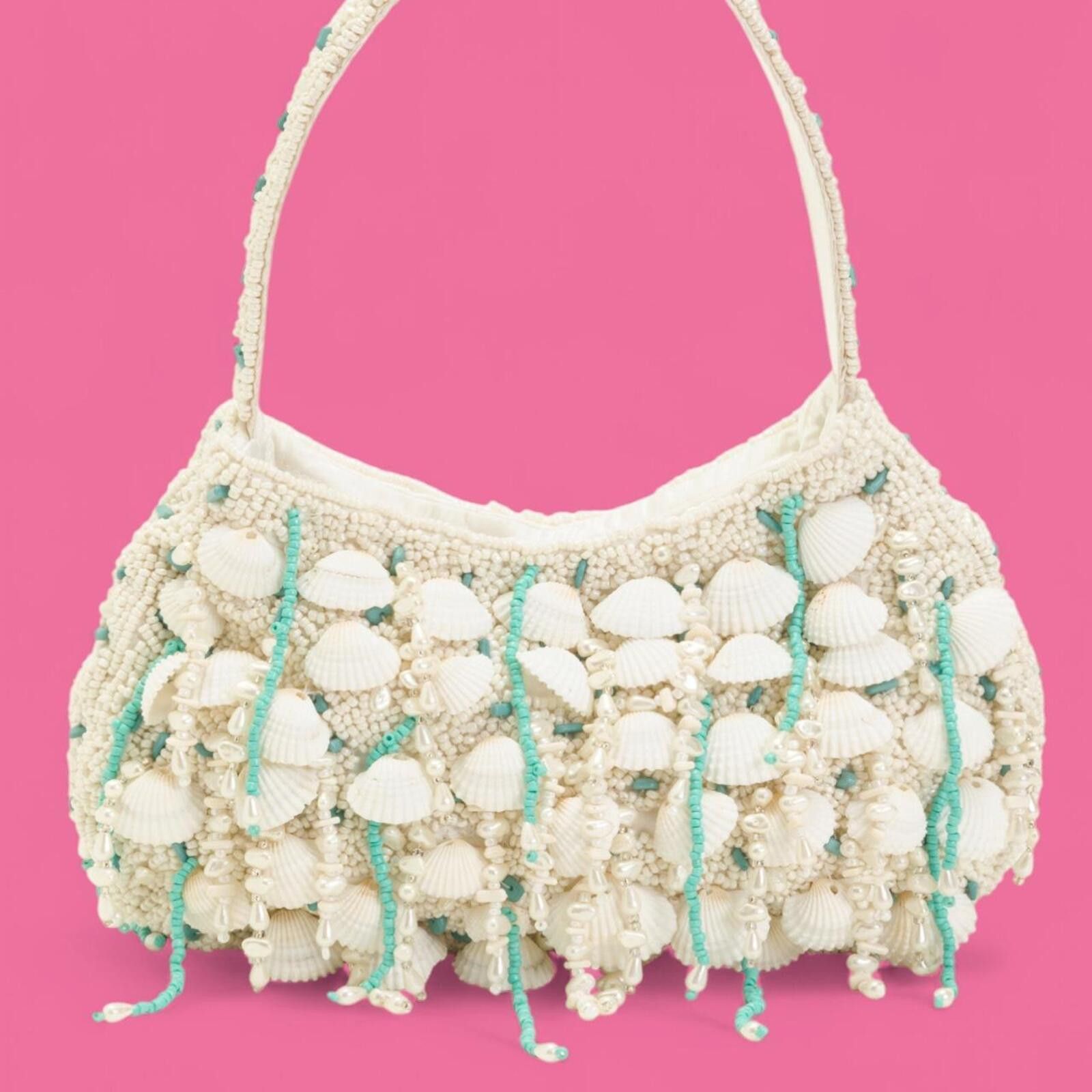 Marsell Tiktok Viral Seashell Beaded Bag Size ONE SIZE - 3 Thumbnail