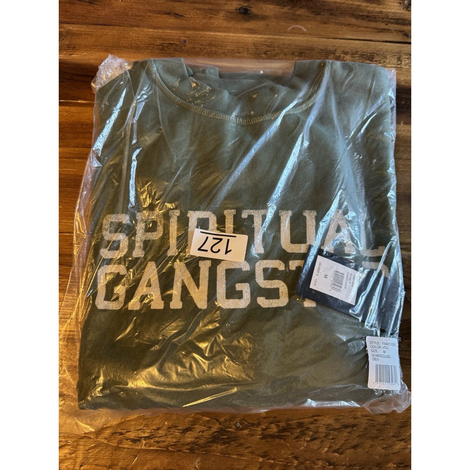 Spiritual Gangster Spiritual Gangster Men’s Crewneck Sweatshirt Green M New! Size US M / EU 48-50 / 2 - 3 Thumbnail