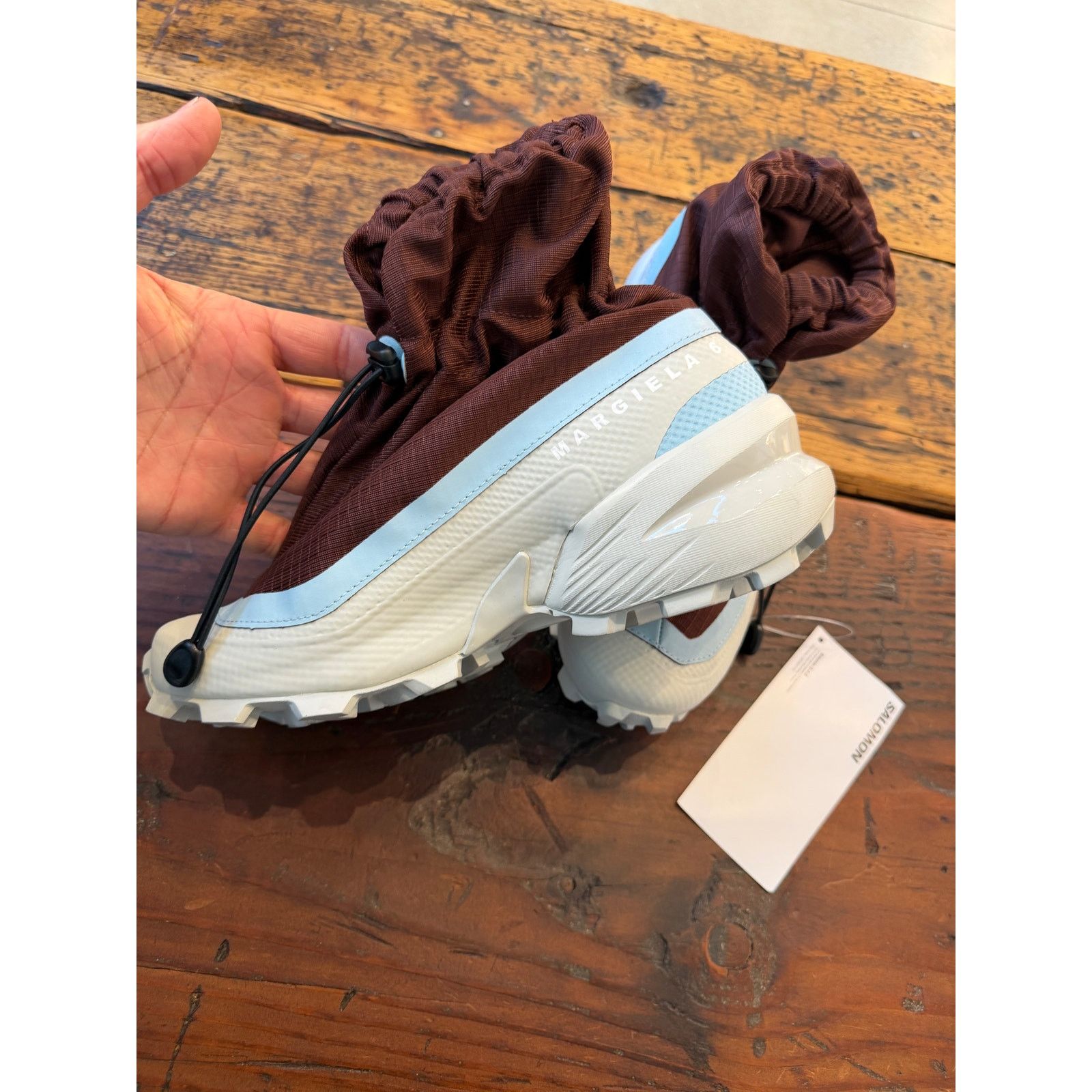 Maison Margiela Maison Margiela MM6 Salomon Cross Mid Hike Bitter Chocolate Size US 7 / EU 40 - 7 Thumbnail